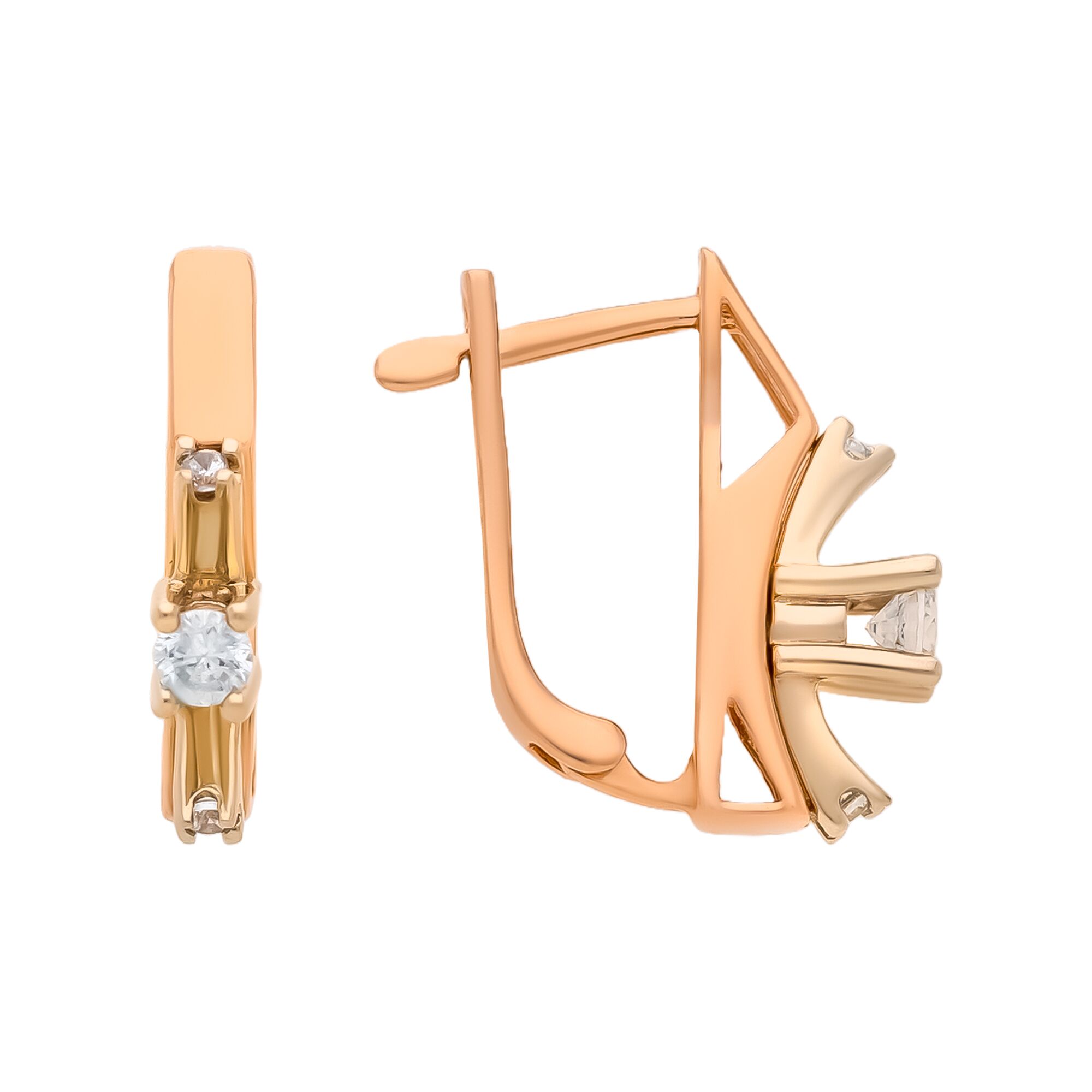 Серьги, золото, 585, 4.61г, 59181, изображение 2 | GoldMarket.kz