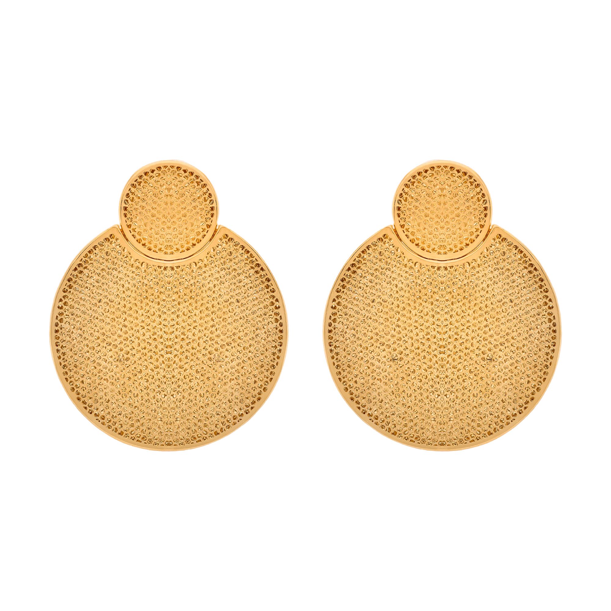 Серьги, золото, 585, 12.28г, 59186 | GoldMarket.kz