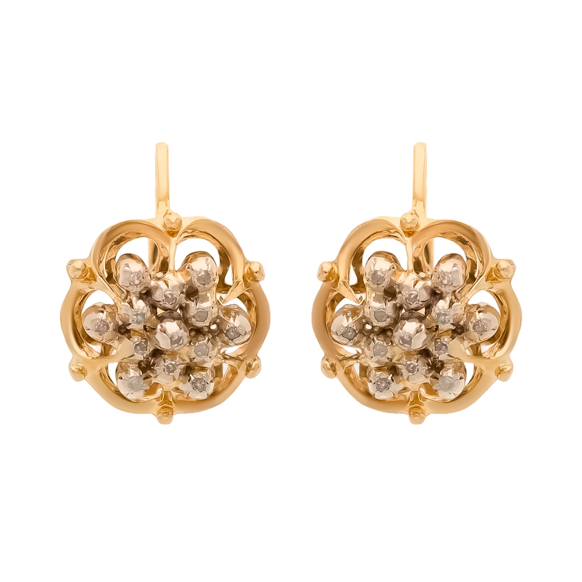 Серьги, золото, 585, 6.93г, 59190 | GoldMarket.kz