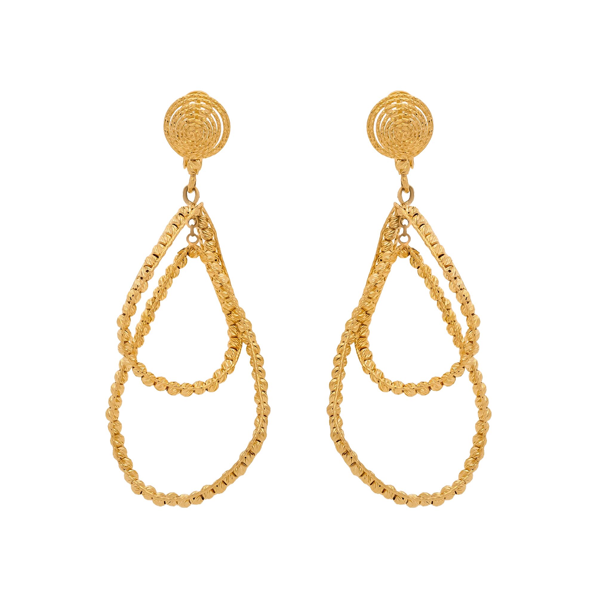 Серьги, золото, 585, 10.51г, 59191 | GoldMarket.kz