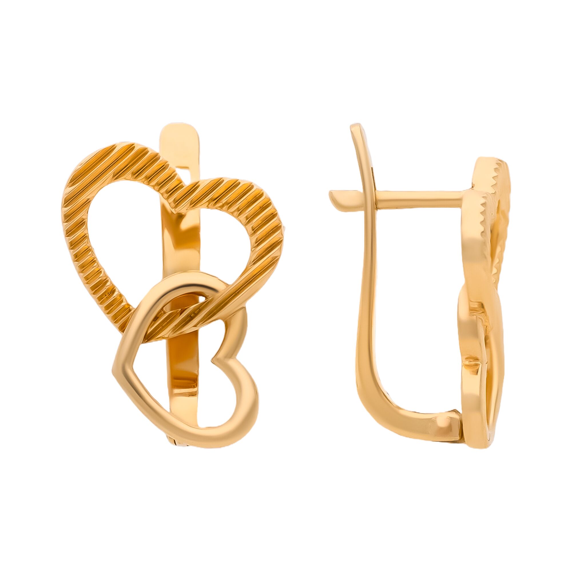 Серьги, золото, 585, 4.74г, 59201, изображение 2 | GoldMarket.kz