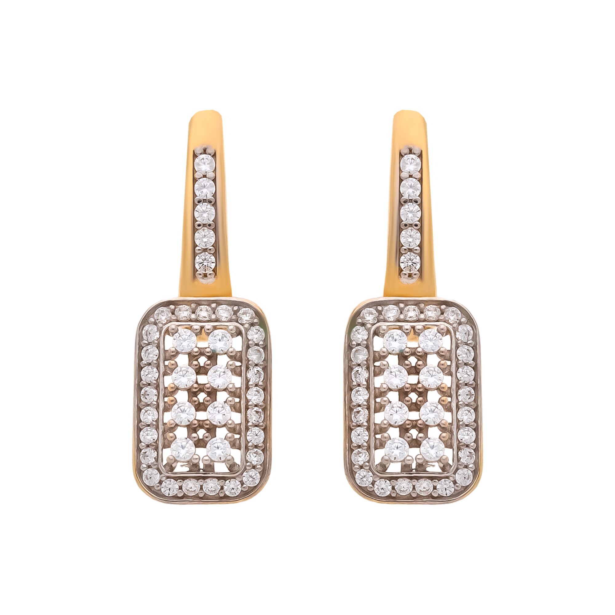 Серьги, золото, 585, 4.93г, 59212 | GoldMarket.kz