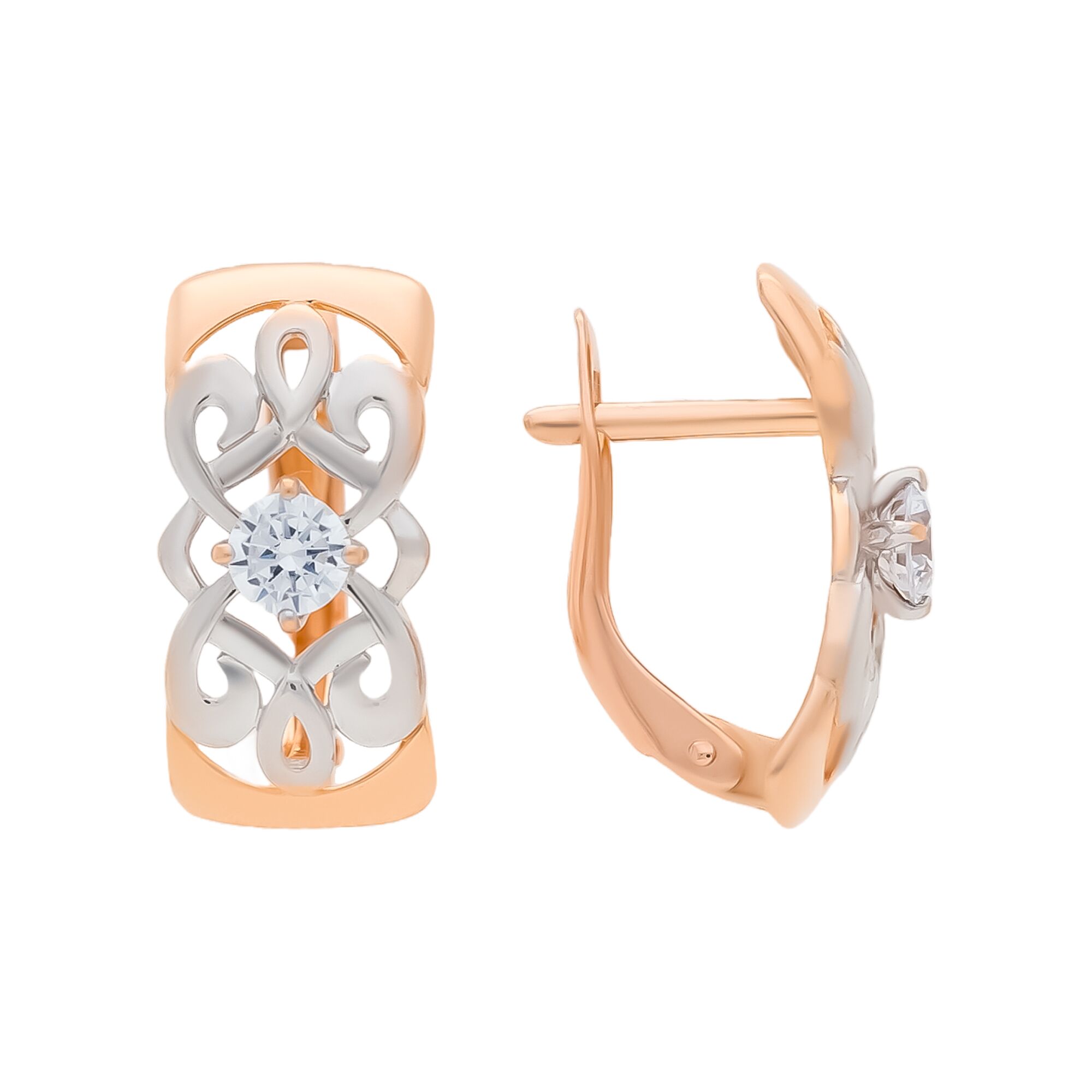 Серьги, золото, 585, 3.1г, 58406, изображение 2 | GoldMarket.kz