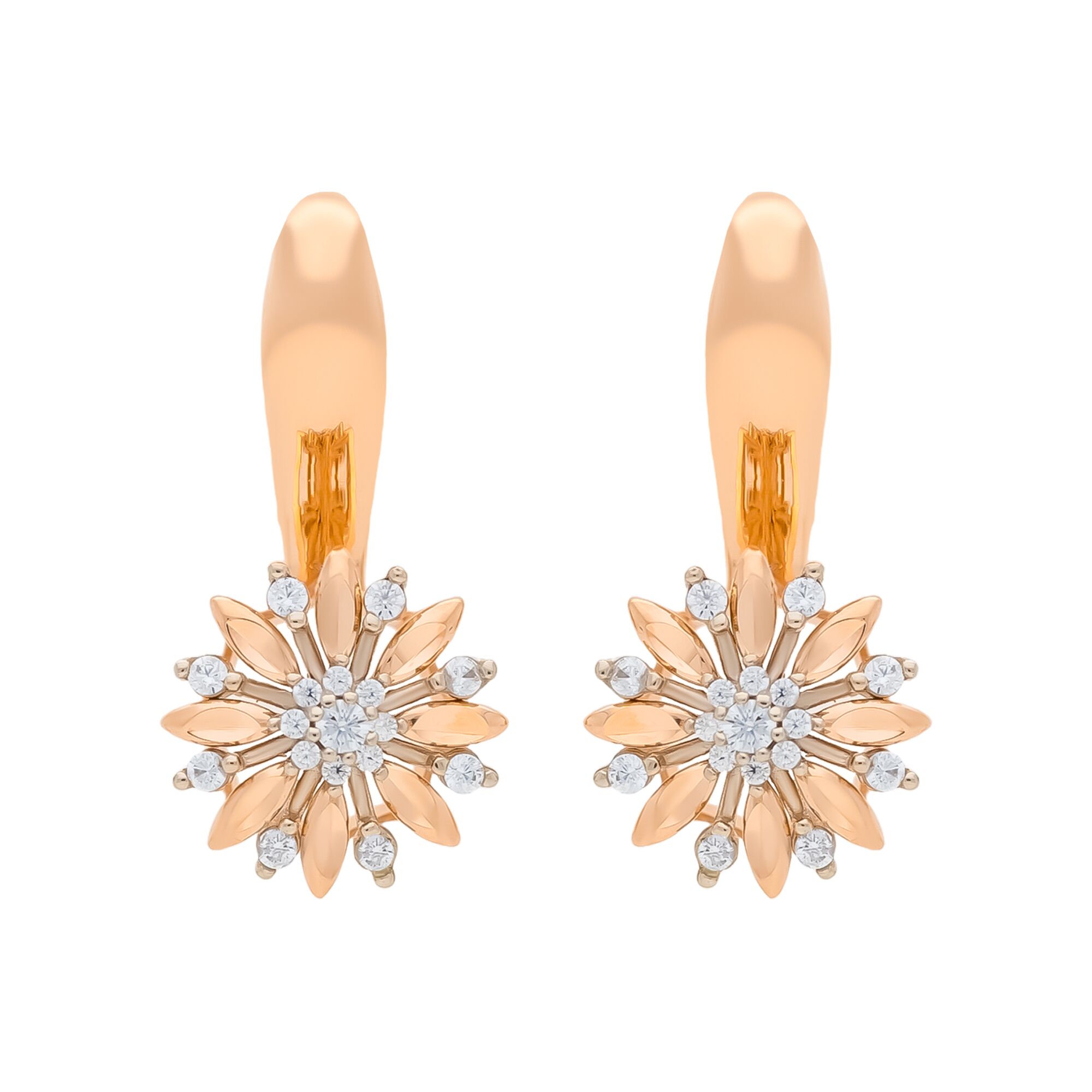 Серьги, золото, 585, 5.68г, 58416 | GoldMarket.kz