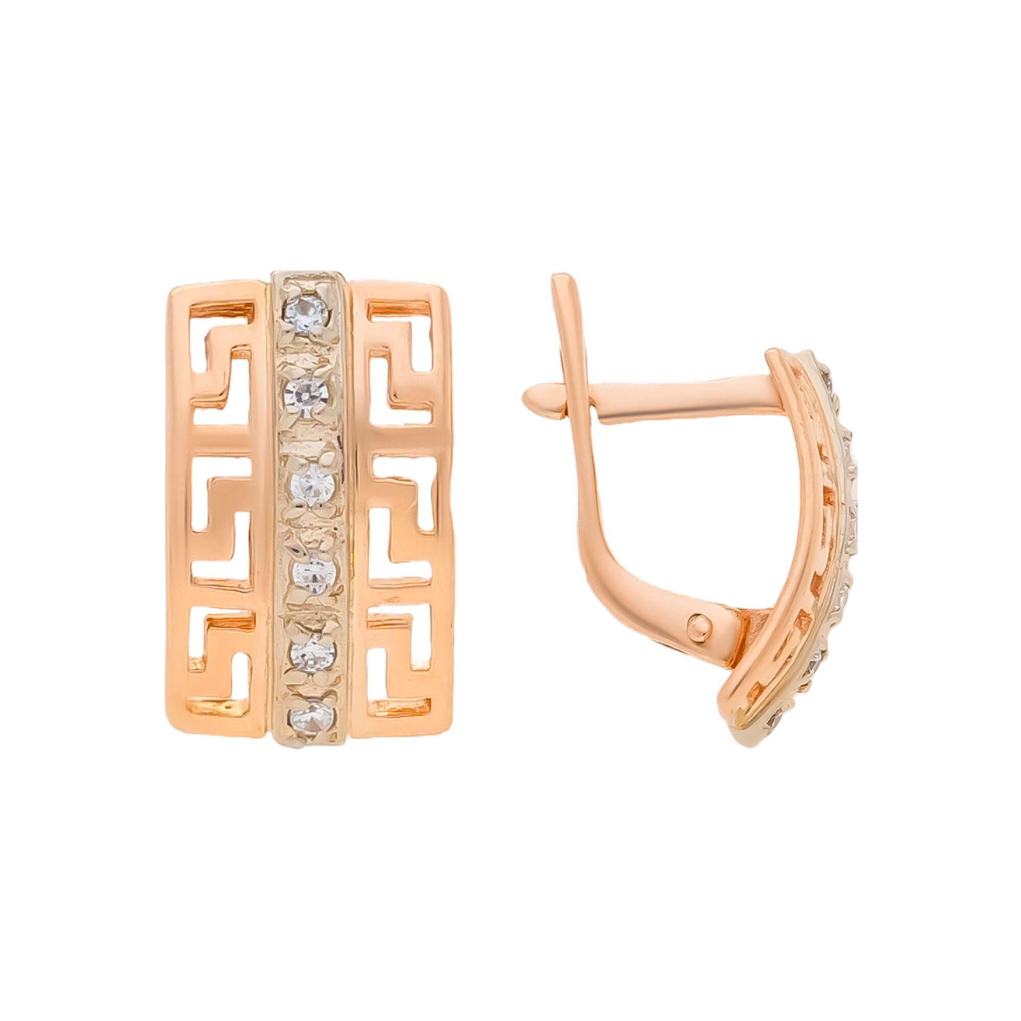 Серьги, золото, 585, 3.6г, 58434, изображение 2 | GoldMarket.kz