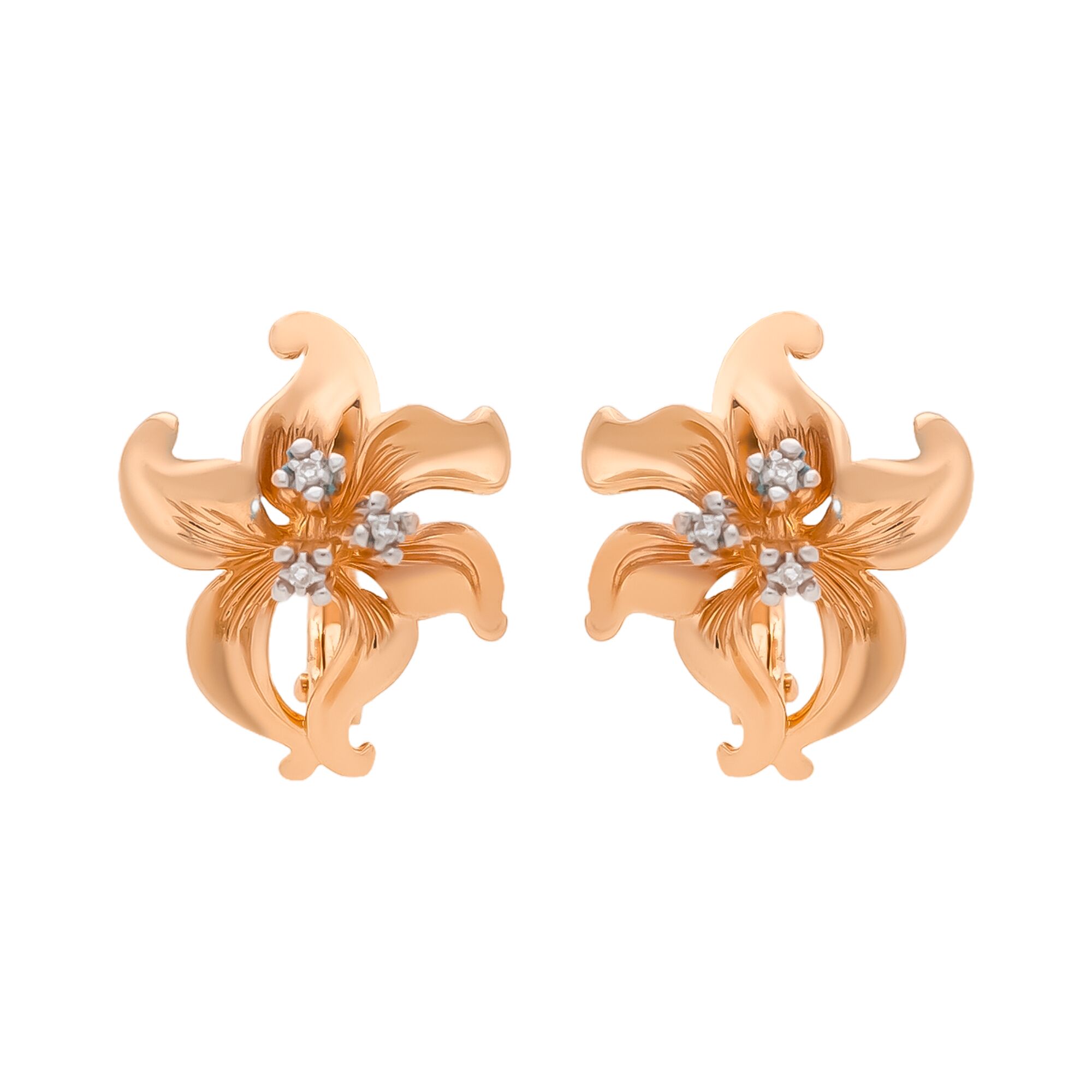 Серьги, золото, 585, 3.67г, 58435 | GoldMarket.kz