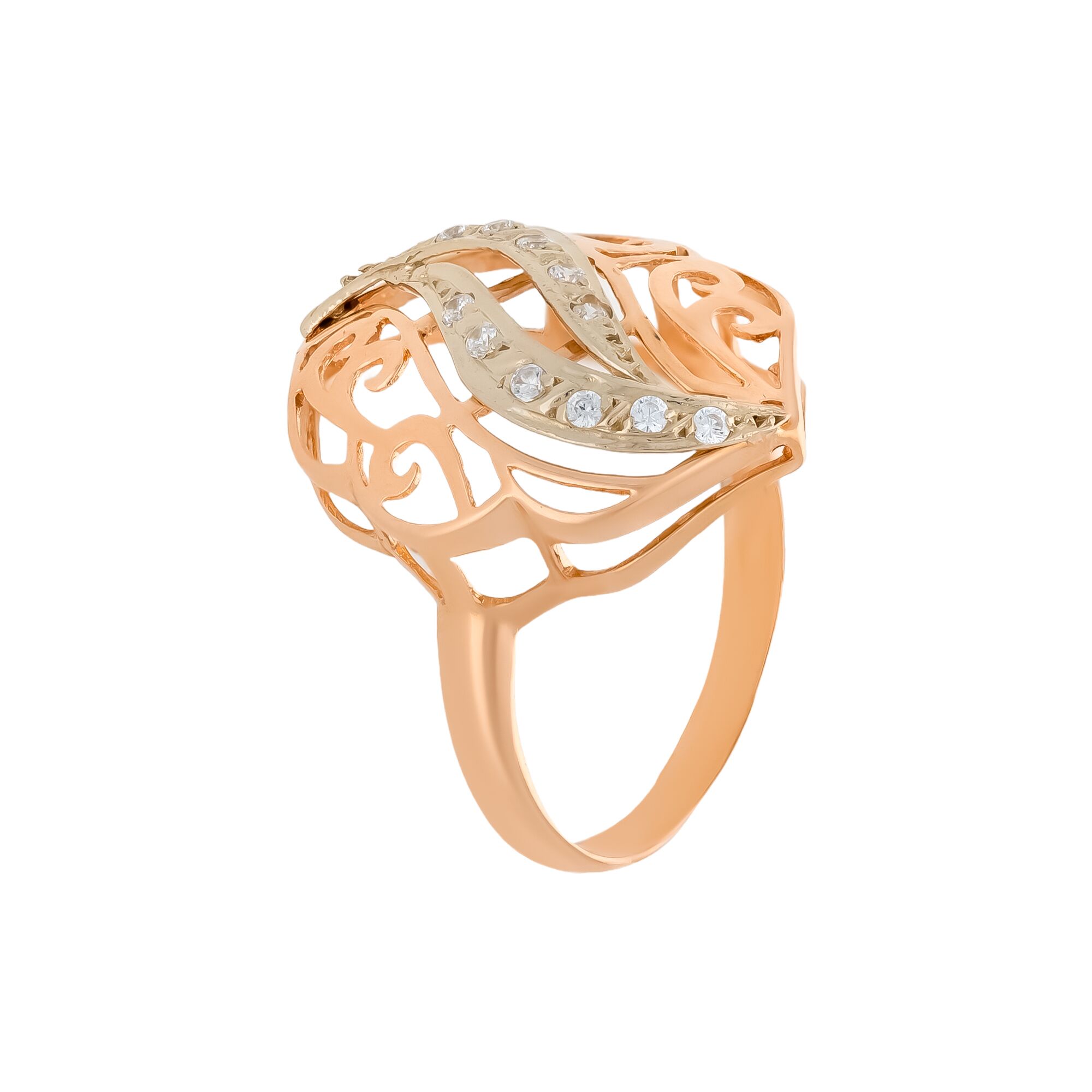 Кольцо, золото, 585, 3.54г, 58448 | GoldMarket.kz