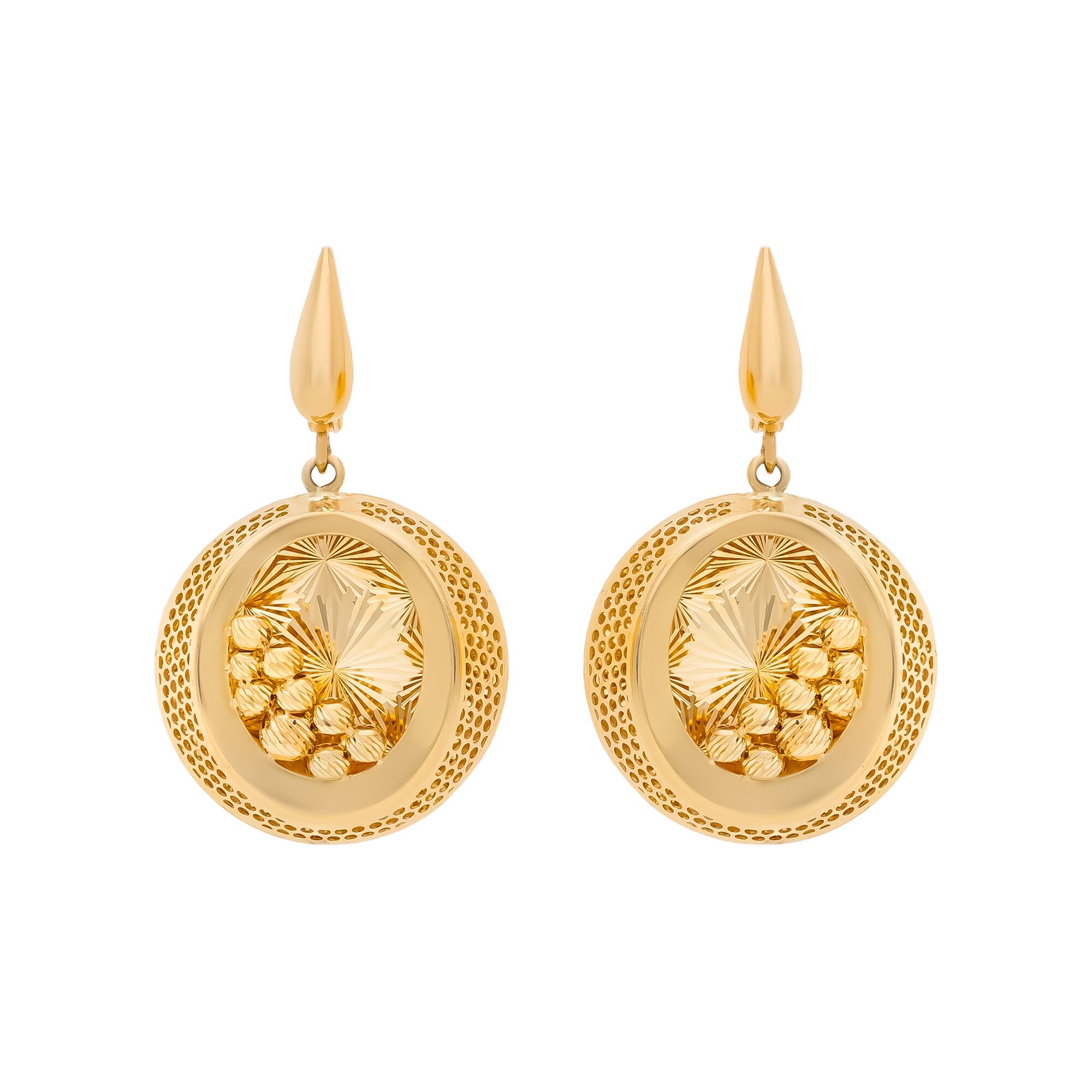 Серьги, золото, 585, 8.23г, 58449 | GoldMarket.kz