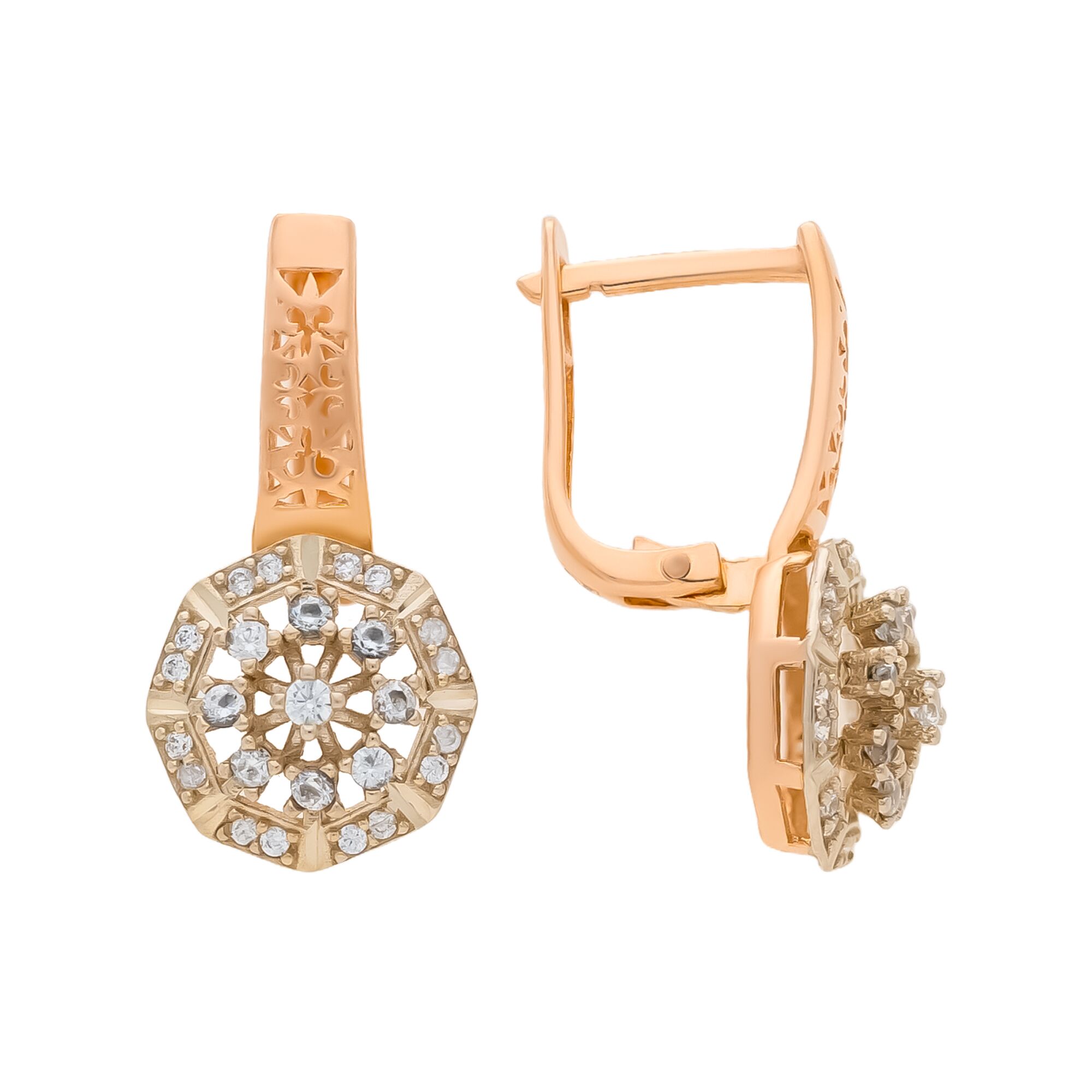 Серьги, золото, 585, 4.24г, 58450, изображение 2 | GoldMarket.kz