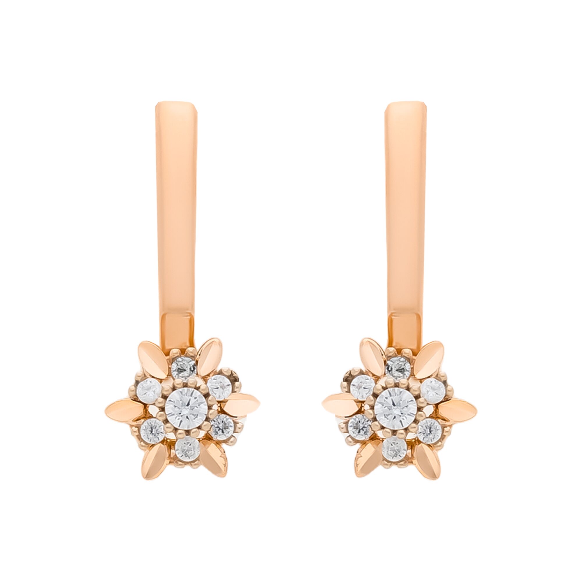 Серьги, золото, 585, 3.08г, 58451 | GoldMarket.kz