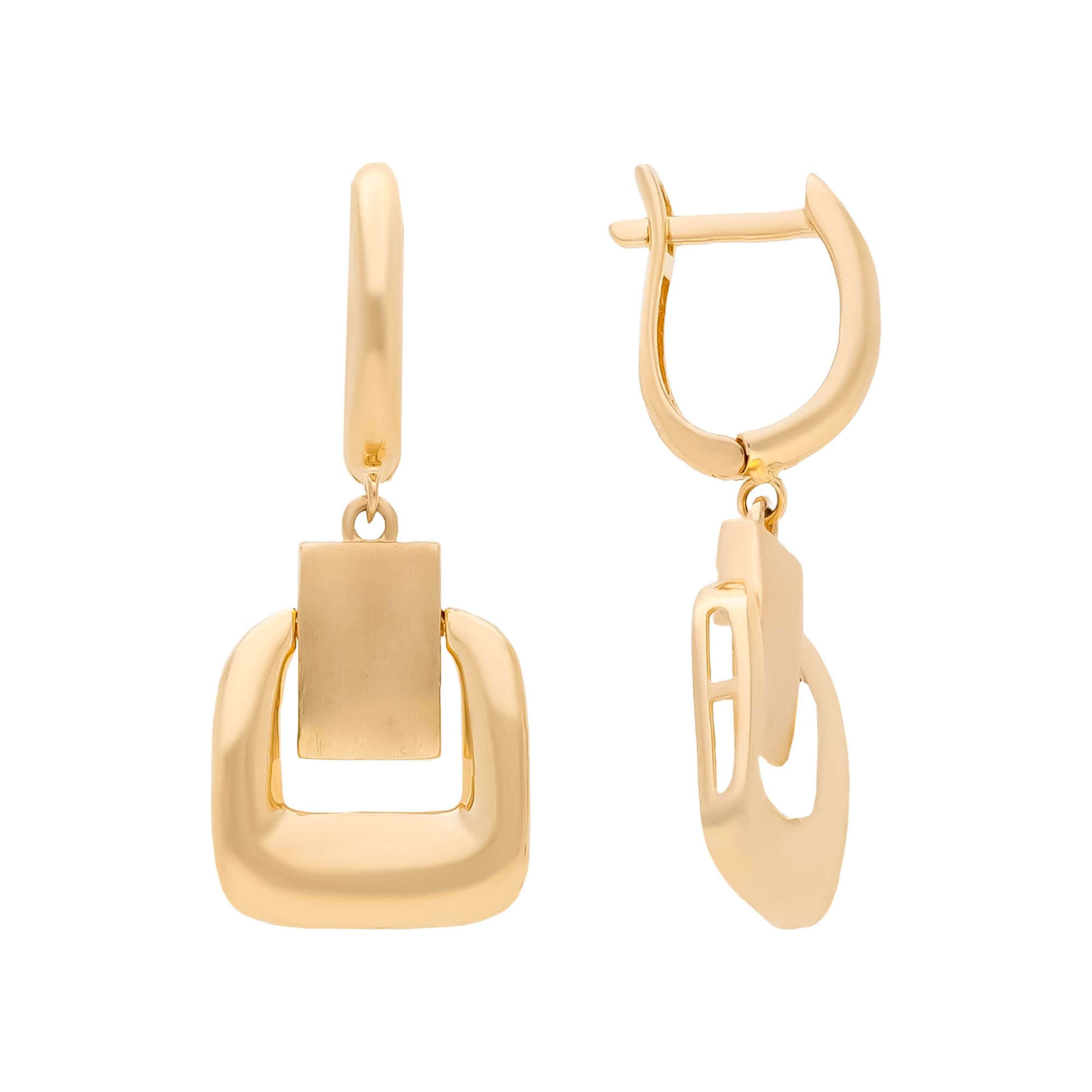 Серьги, золото, 585, 4.42г, 58490, изображение 2 | GoldMarket.kz