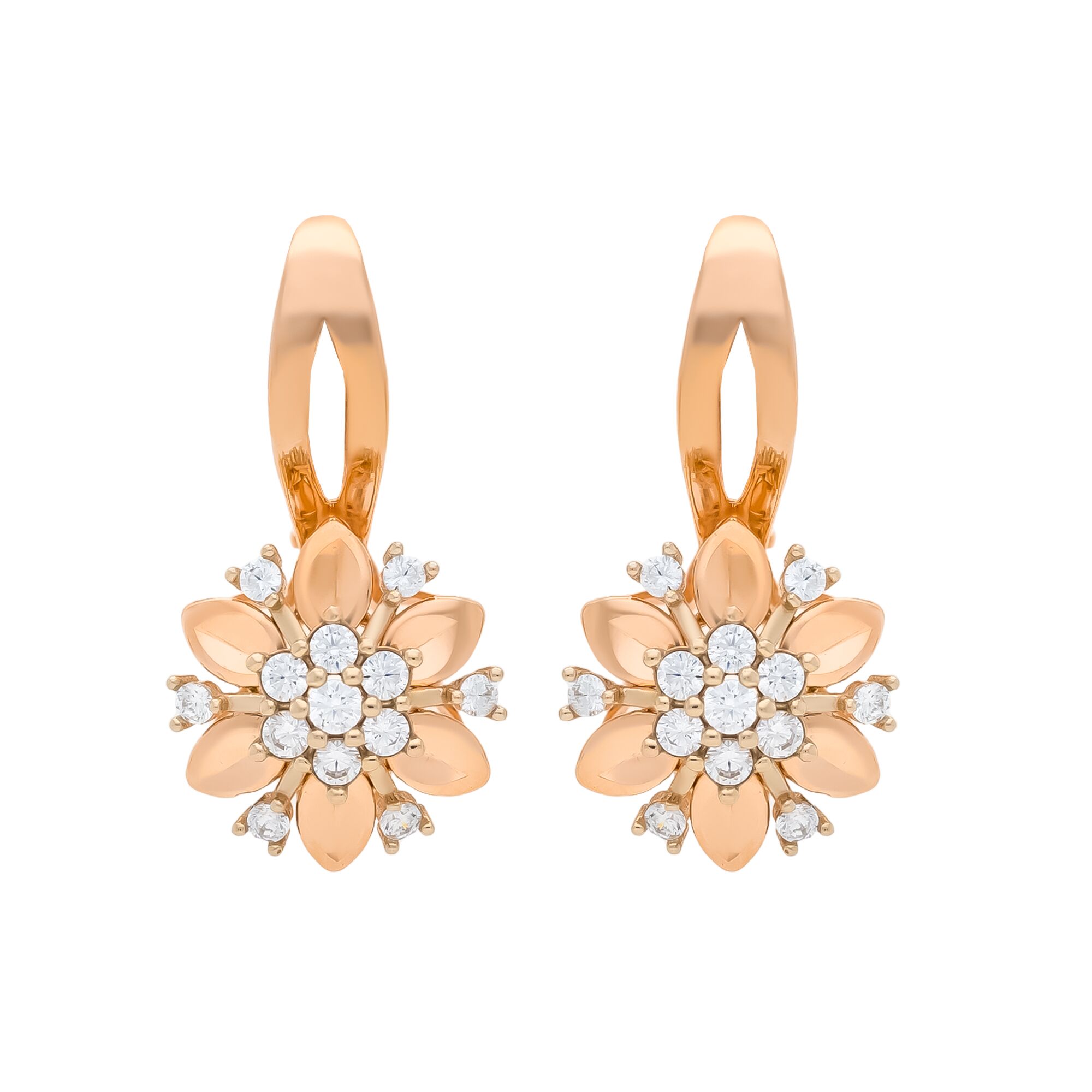 Серьги, золото, 585, 5.6г, 58495 | GoldMarket.kz