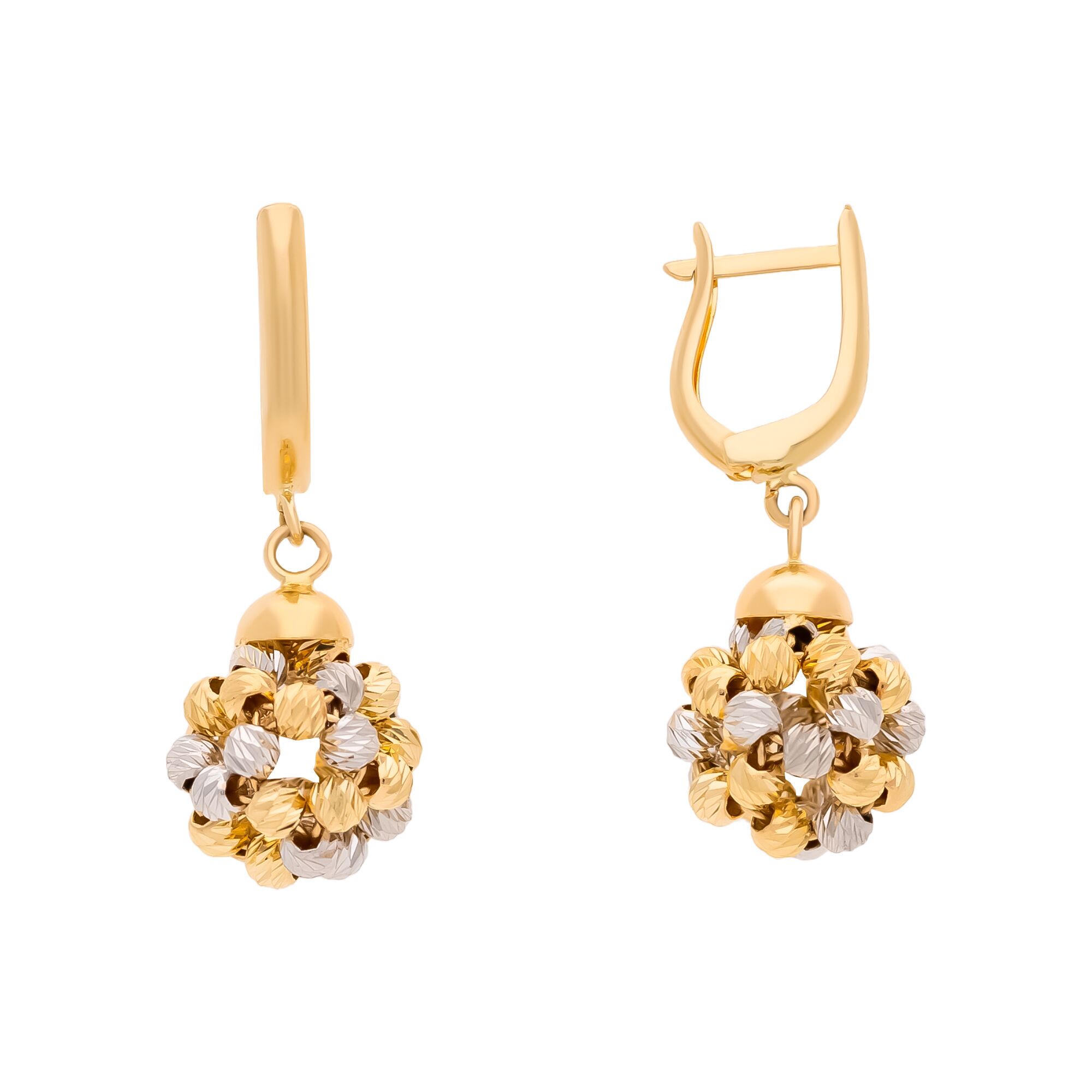 Серьги, золото, 585, 5.7г, 58655, изображение 2 | GoldMarket.kz