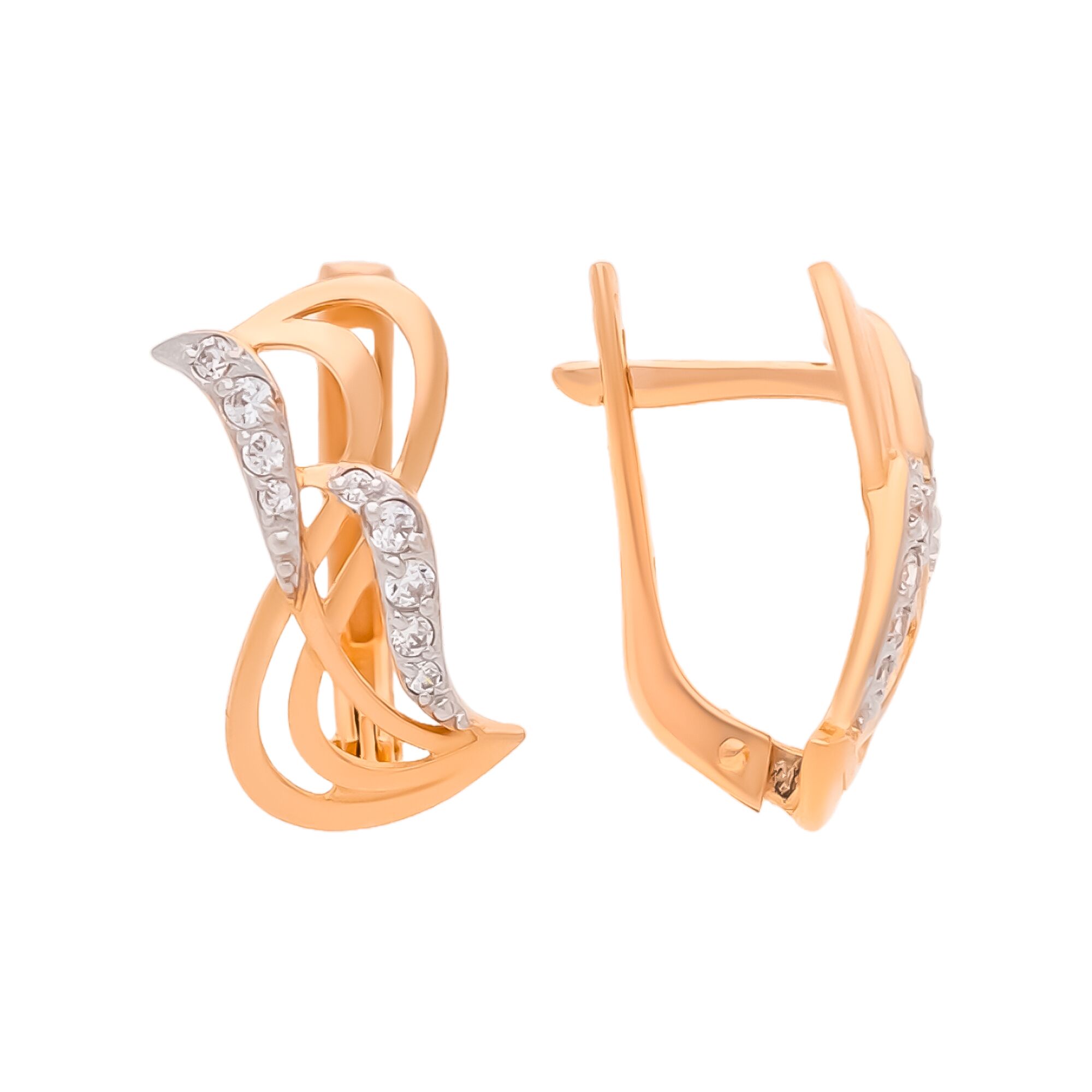 Серьги, золото, 585, 2.62г, 58656, изображение 2 | GoldMarket.kz