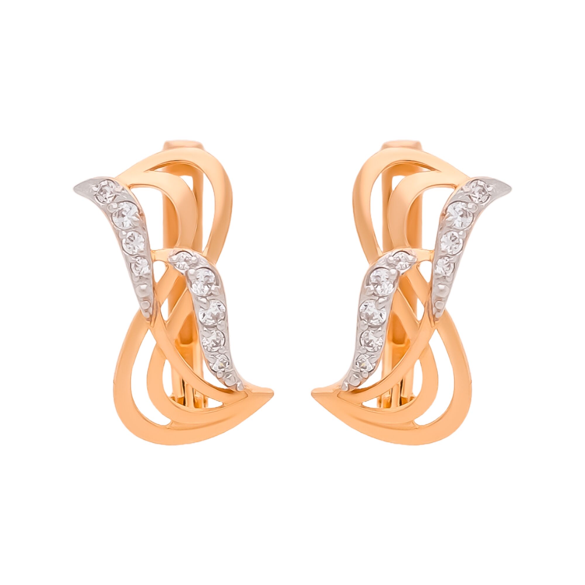 Серьги, золото, 585, 2.62г, 58656 | GoldMarket.kz