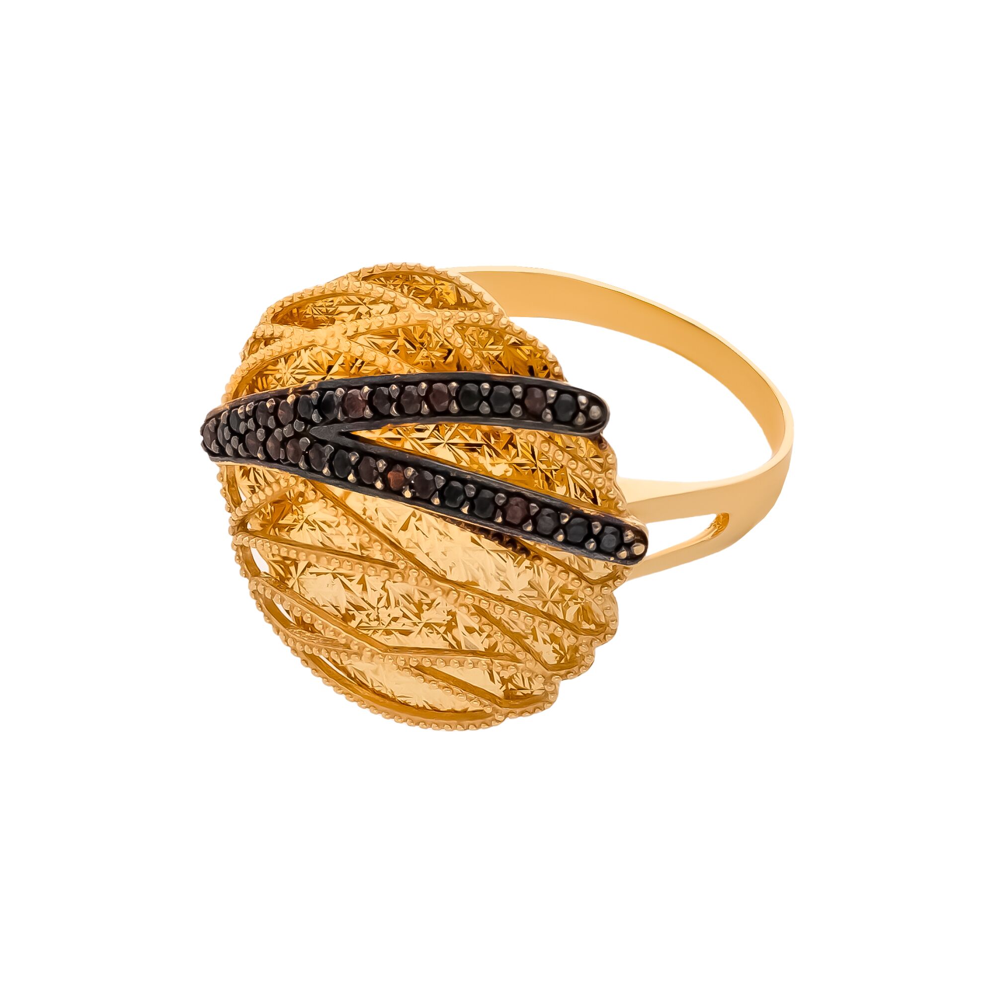 Кольцо, золото, 585, 4.96г, 58675, изображение 2 | GoldMarket.kz