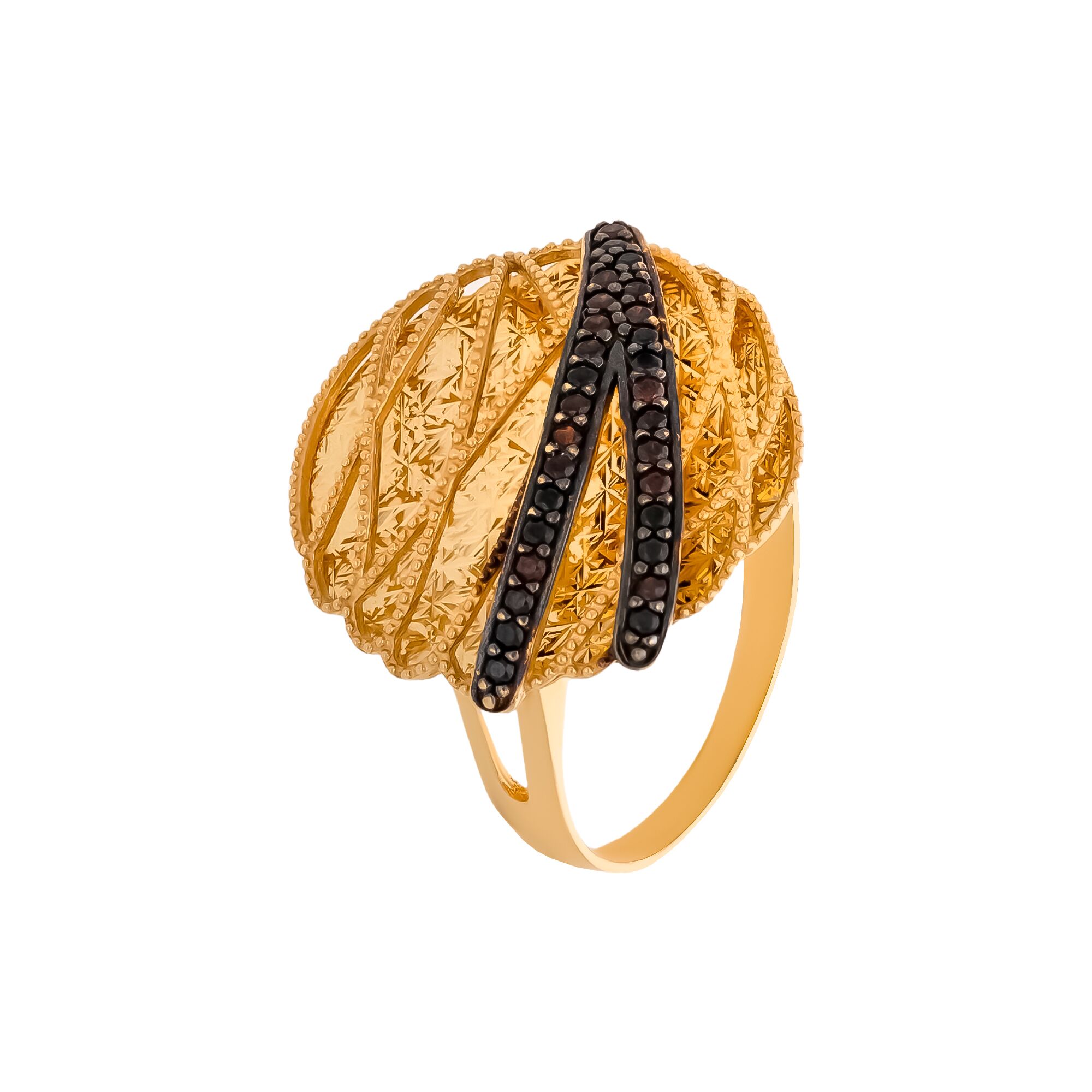 Кольцо, золото, 585, 4.96г, 58675 | GoldMarket.kz