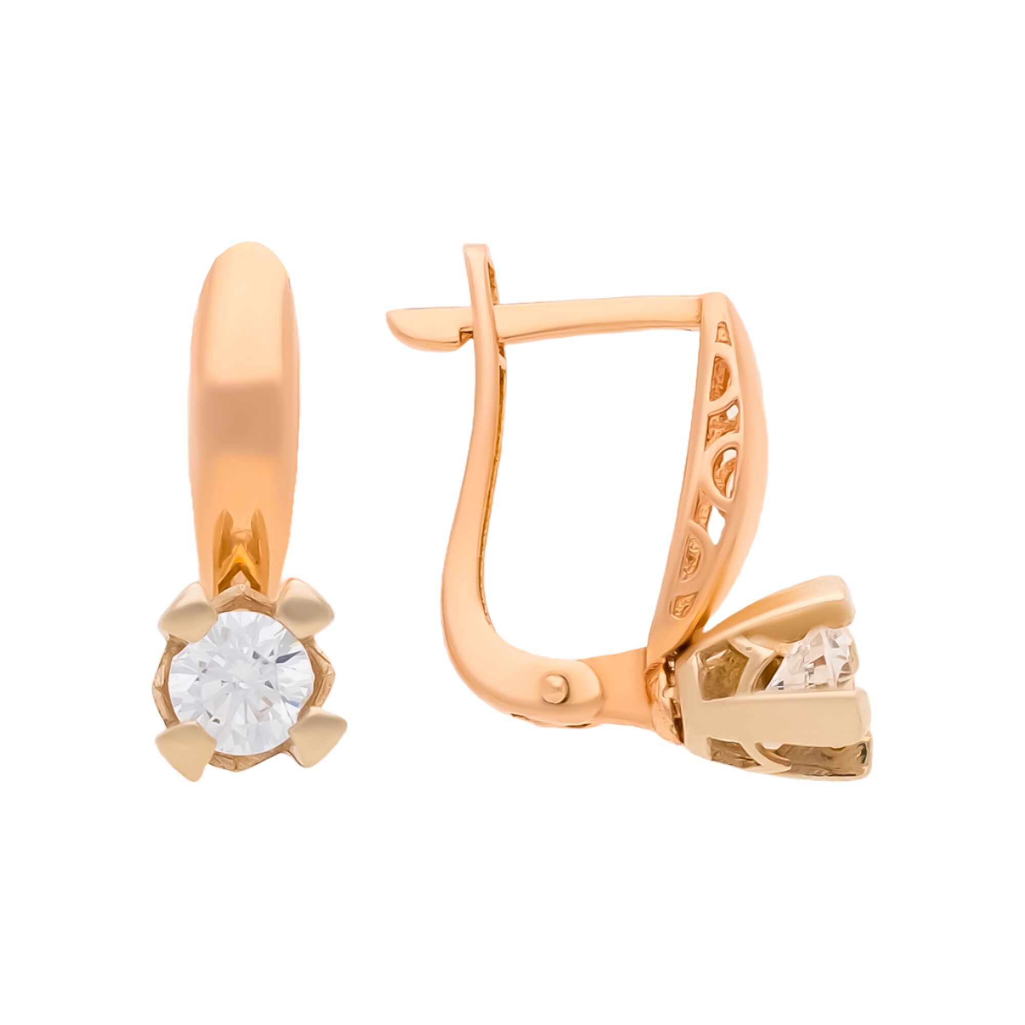 Серьги, золото, 585, 3.1г, 58736, изображение 2 | GoldMarket.kz