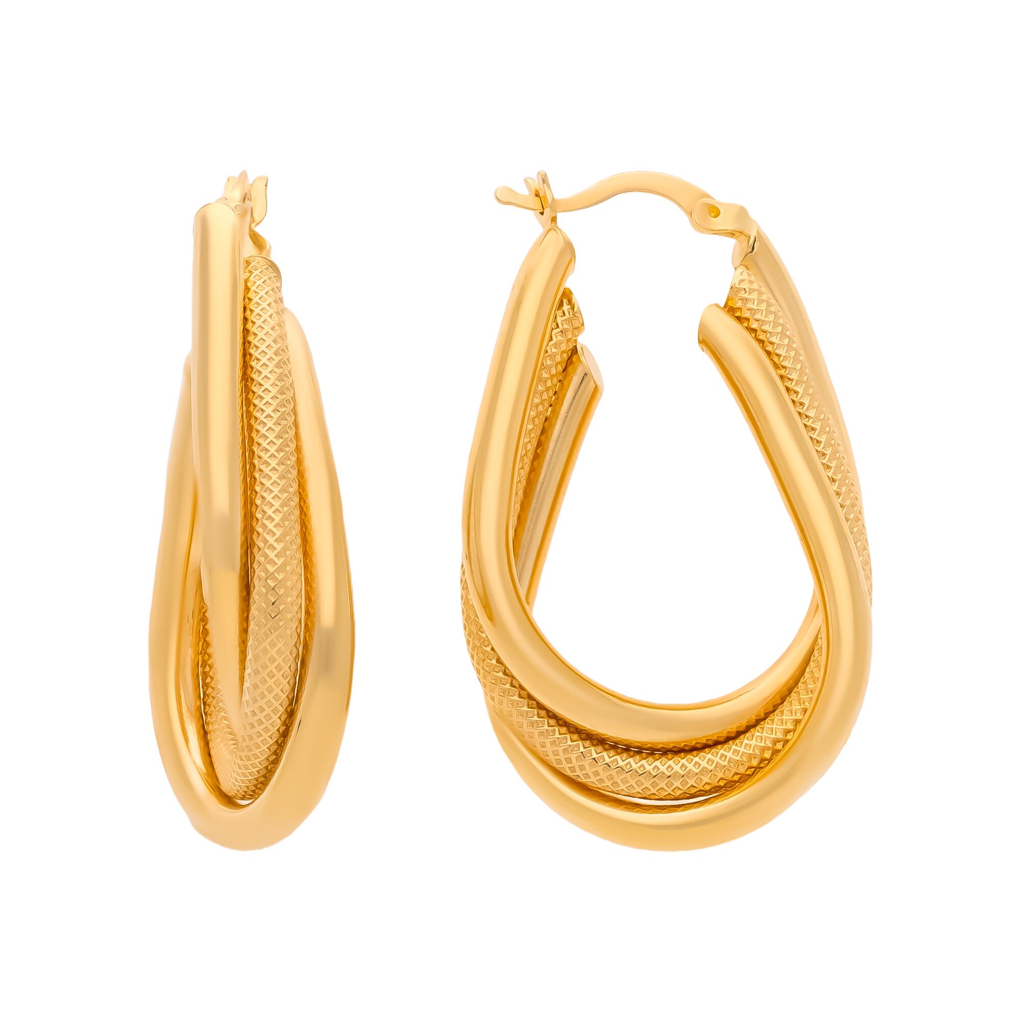 Серьги, золото, 585, 6.97г, 58738, изображение 2 | GoldMarket.kz