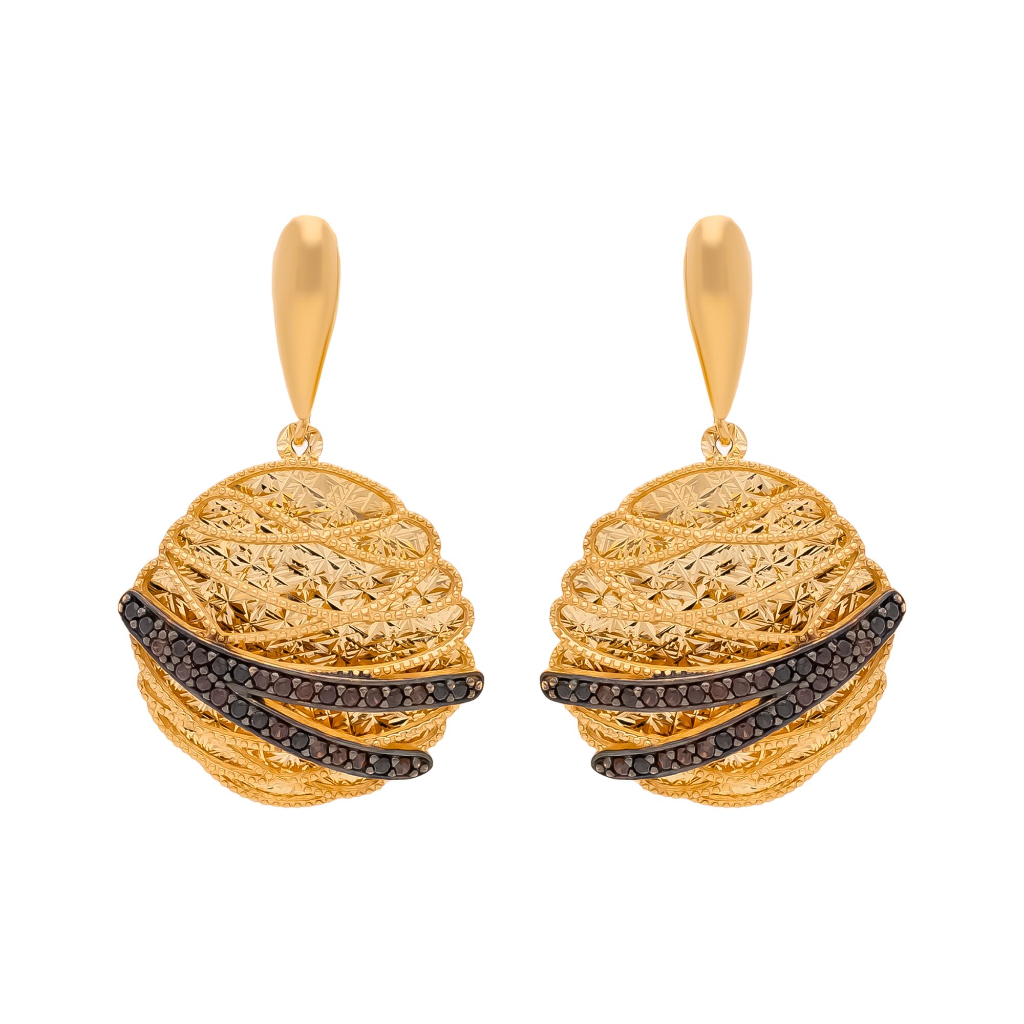 Серьги, золото, 585, 7.8г, 58751 | GoldMarket.kz