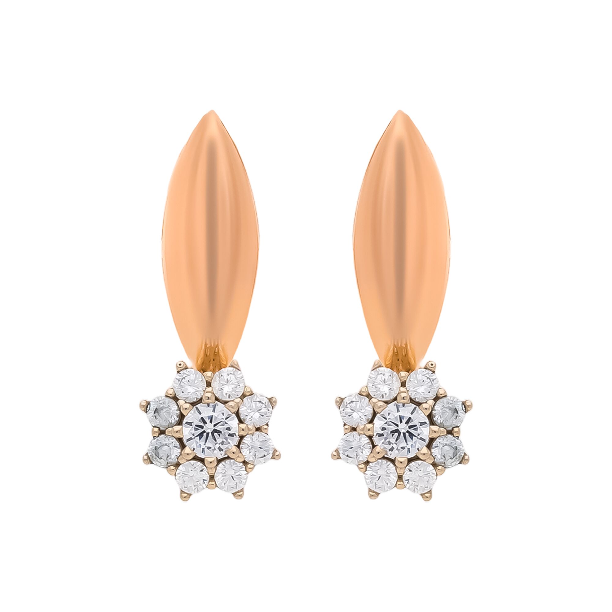 Серьги, золото, 585, 3.53г, 58754 | GoldMarket.kz