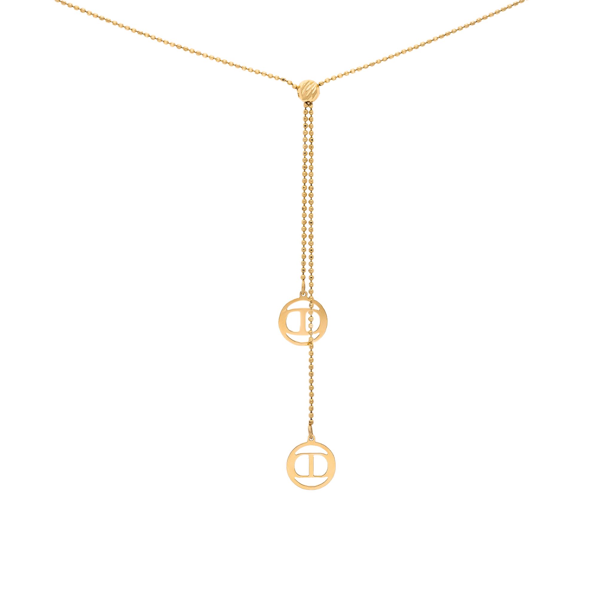 Колье, золото, 585, 4.25г, 59156 | GoldMarket.kz