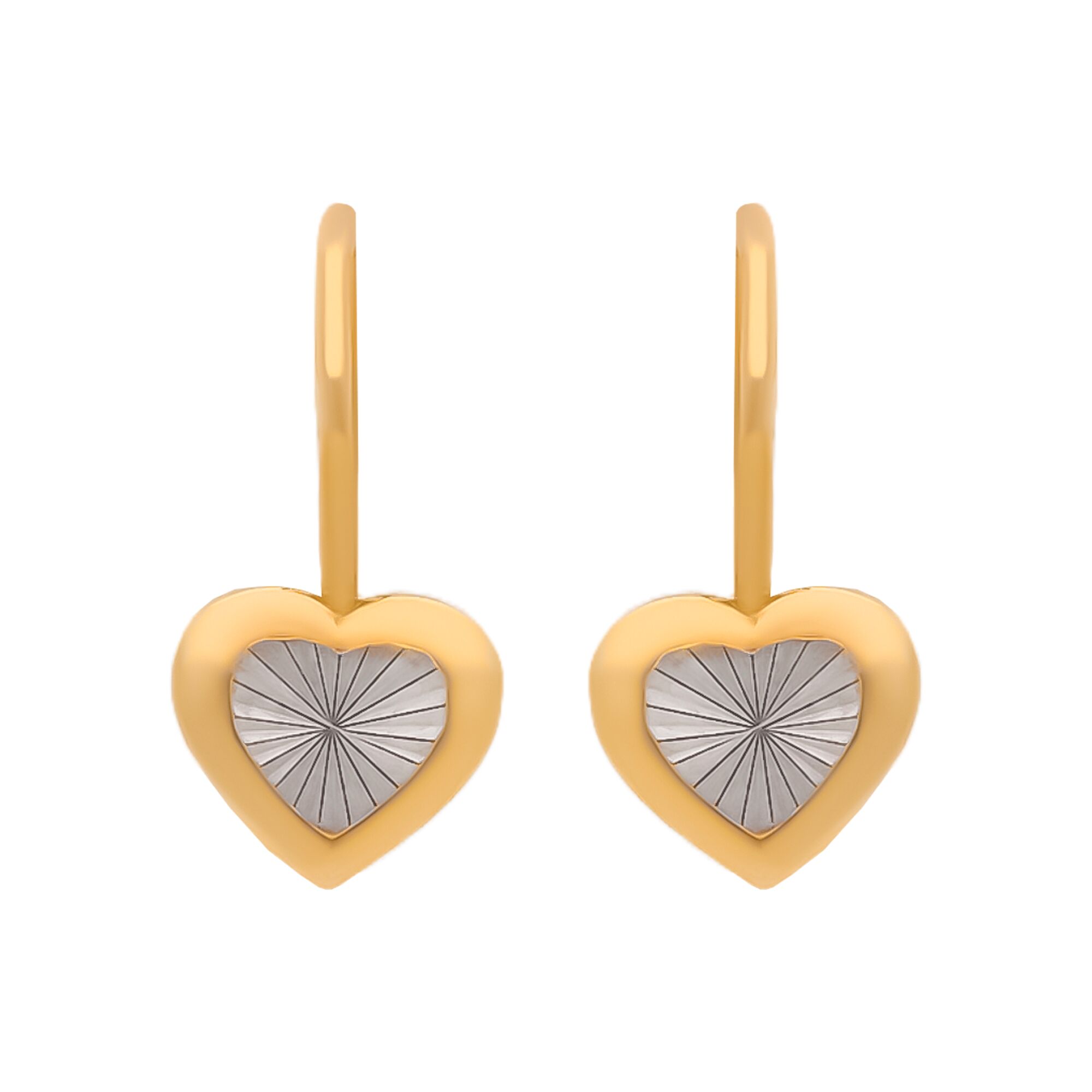 Серьги, золото, 585, 1.1г, 59706 | GoldMarket.kz