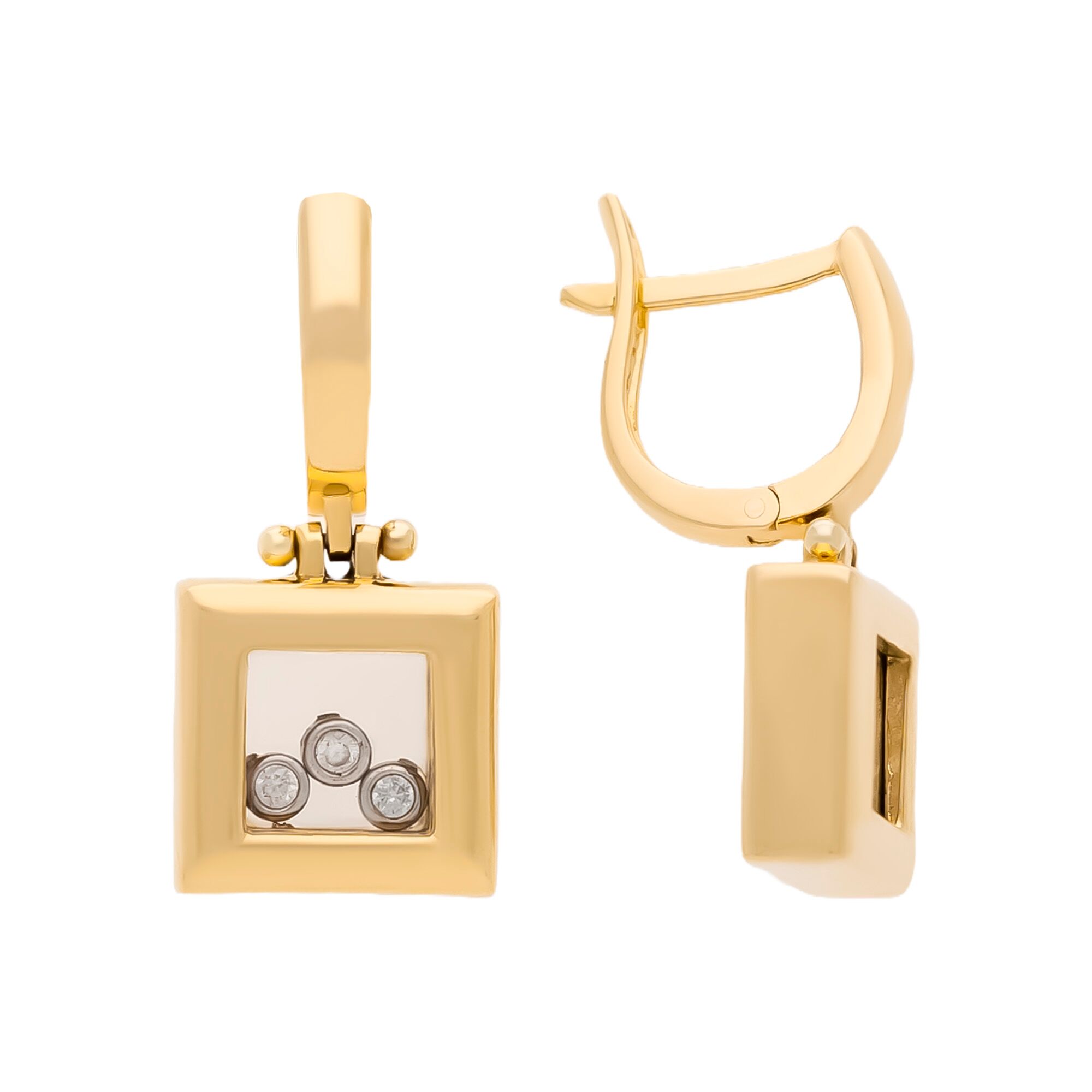 Серьги, золото, 585, 7.37г, 59720, изображение 2 | GoldMarket.kz