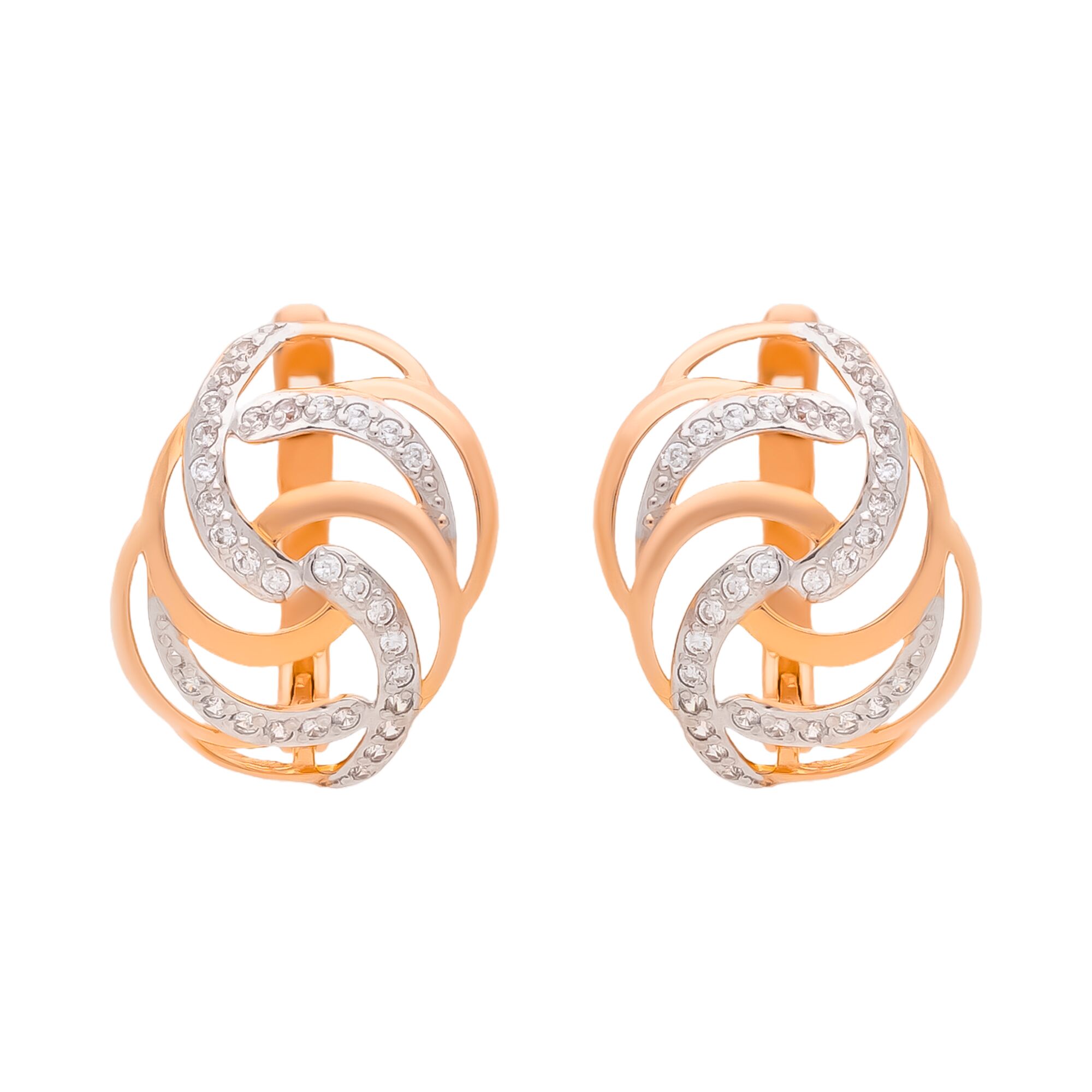 Серьги, золото, 585, 3.58г, 59759 | GoldMarket.kz