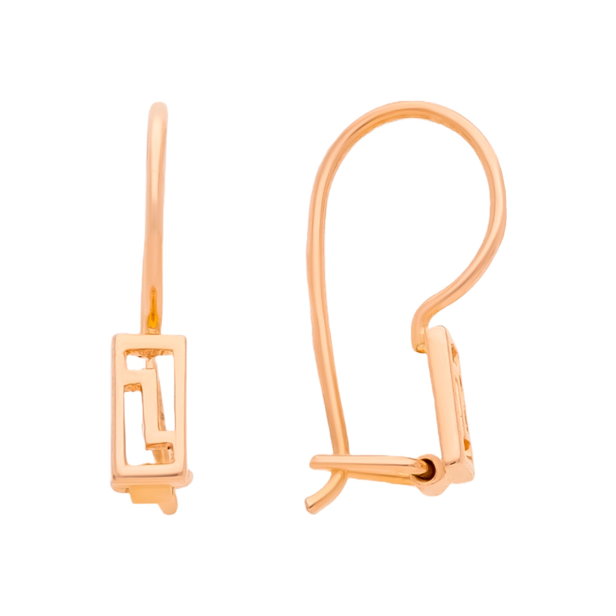 Серьги, золото, 585, 0.98г, 59782, изображение 2 | GoldMarket.kz