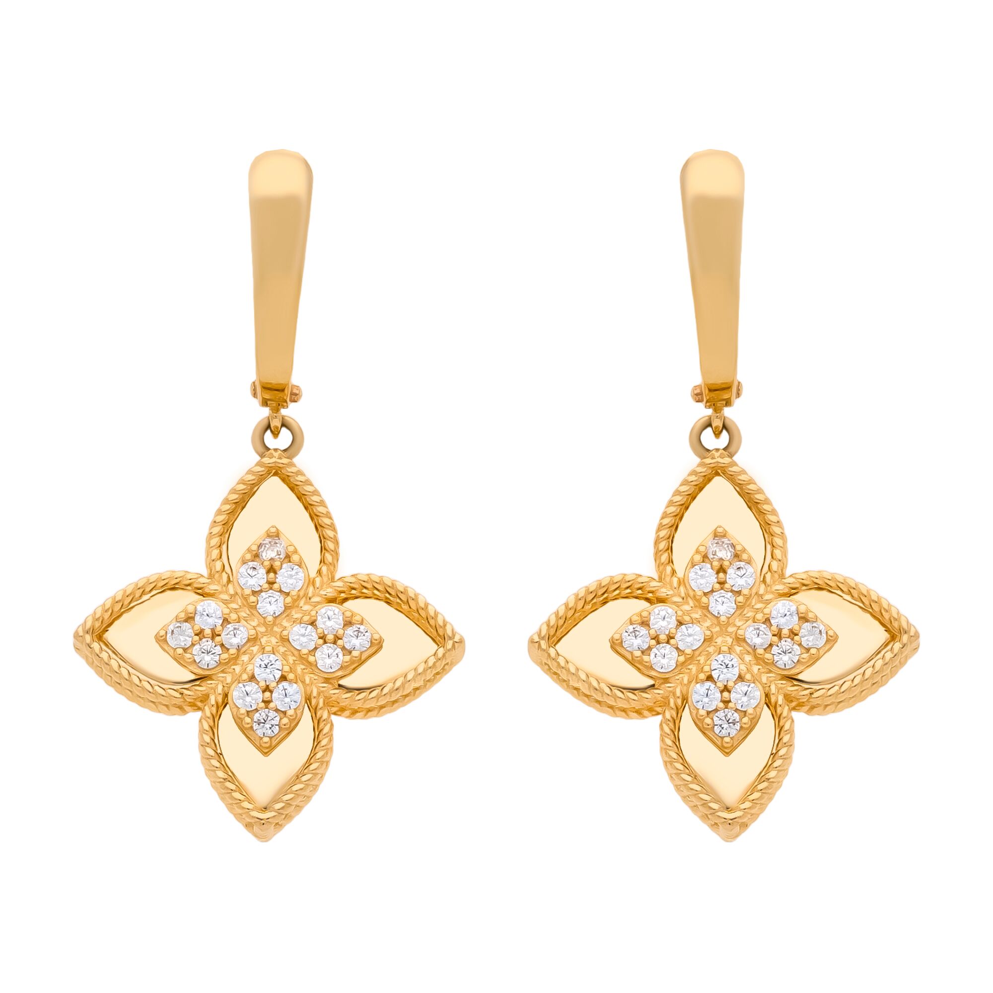 Серьги, золото, 585, 6.15г, 59791 | GoldMarket.kz