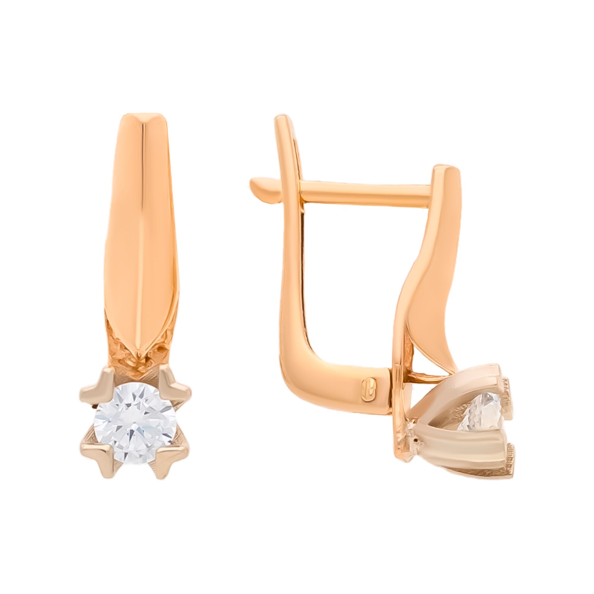 Серьги, золото, 585, 2.9г, 59829, изображение 2 | GoldMarket.kz