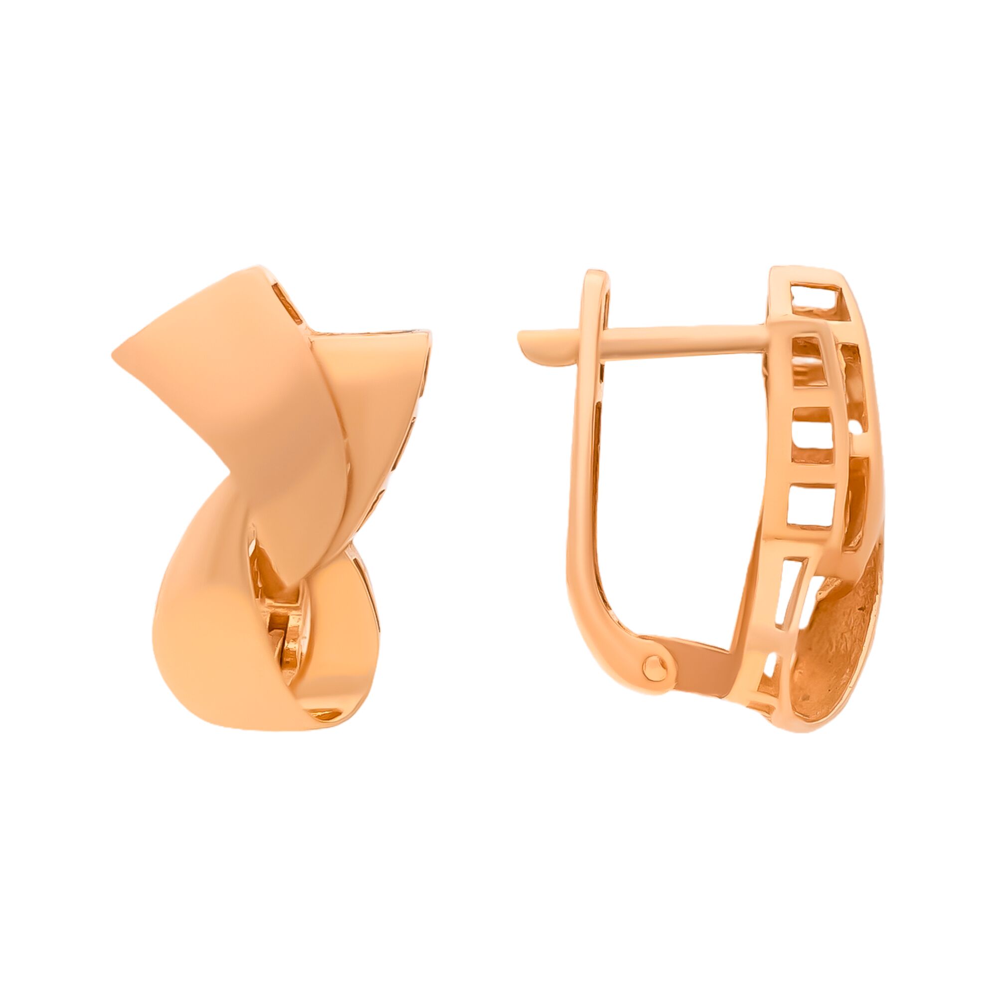 Серьги, золото, 585, 4.68г, 59872, изображение 2 | GoldMarket.kz