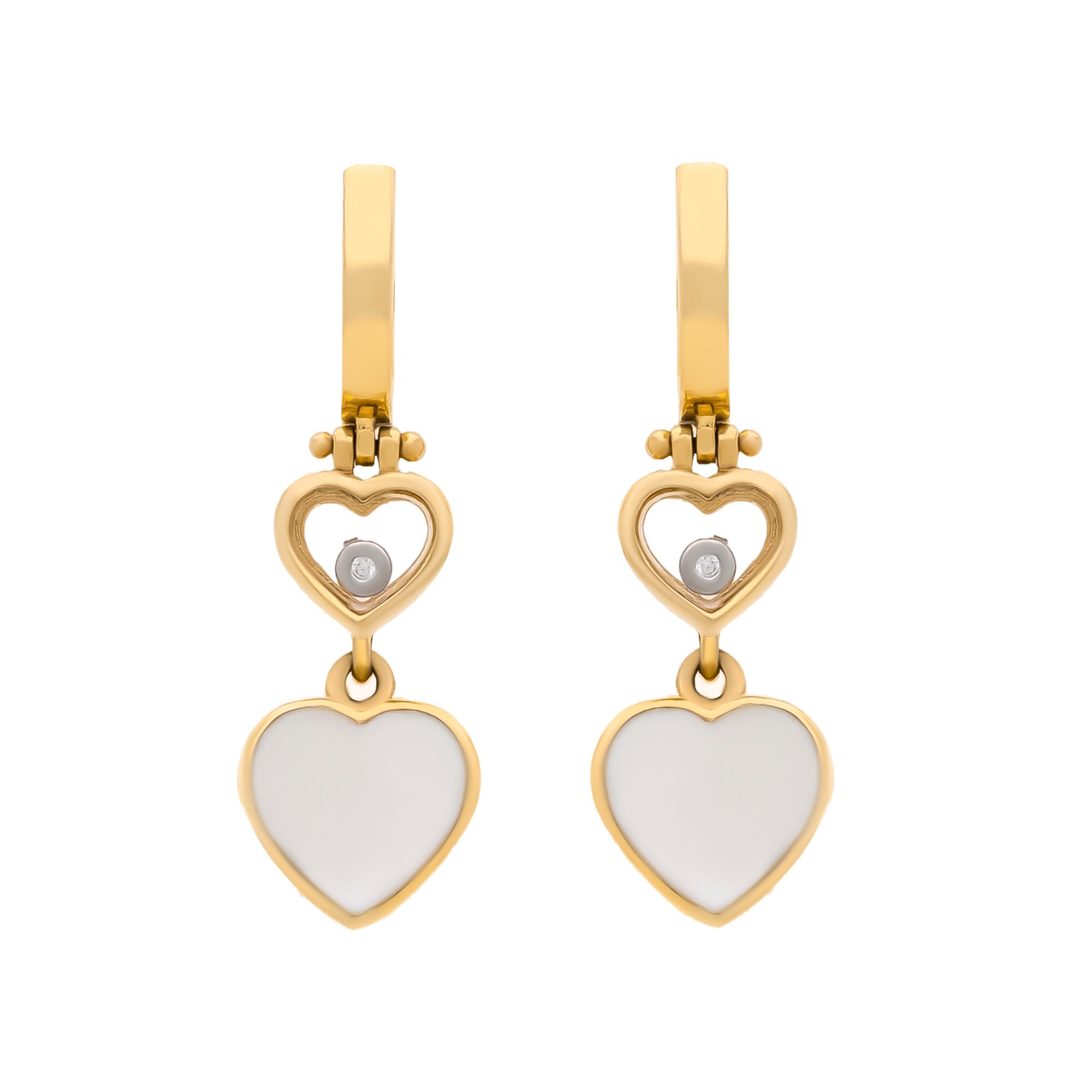 Серьги, золото, 585, 6.26г, 59882 | GoldMarket.kz