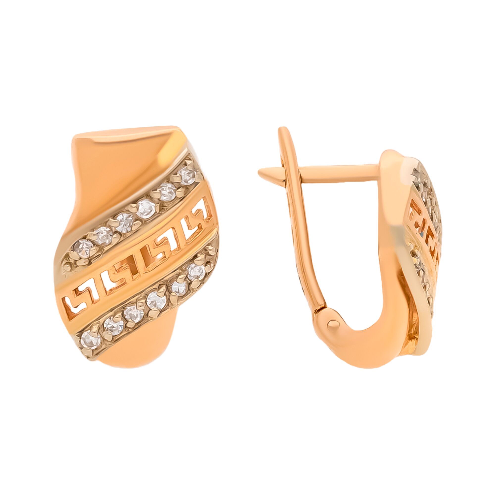 Серьги, золото, 585, 4.9г, 59887, изображение 2 | GoldMarket.kz