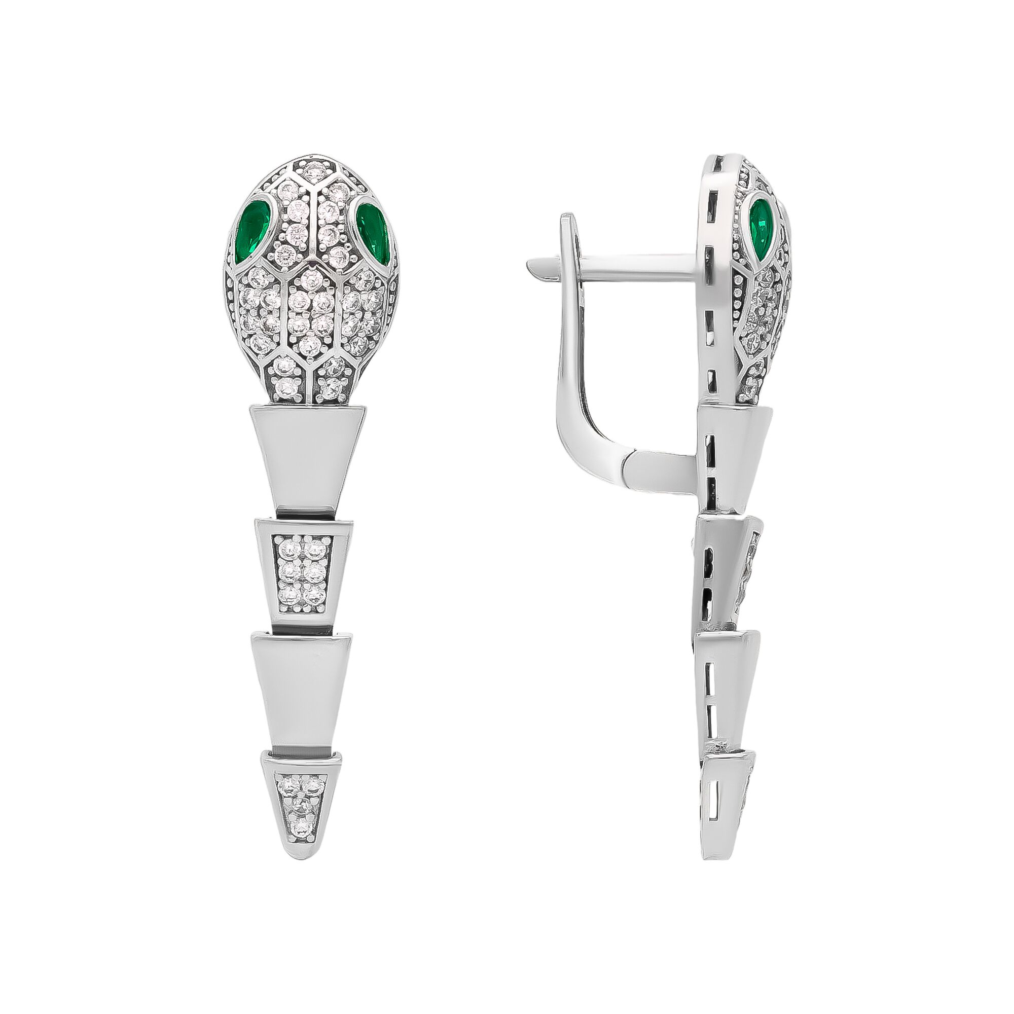 Серьги, золото, 585, 8.26г, 59910, изображение 2 | GoldMarket.kz