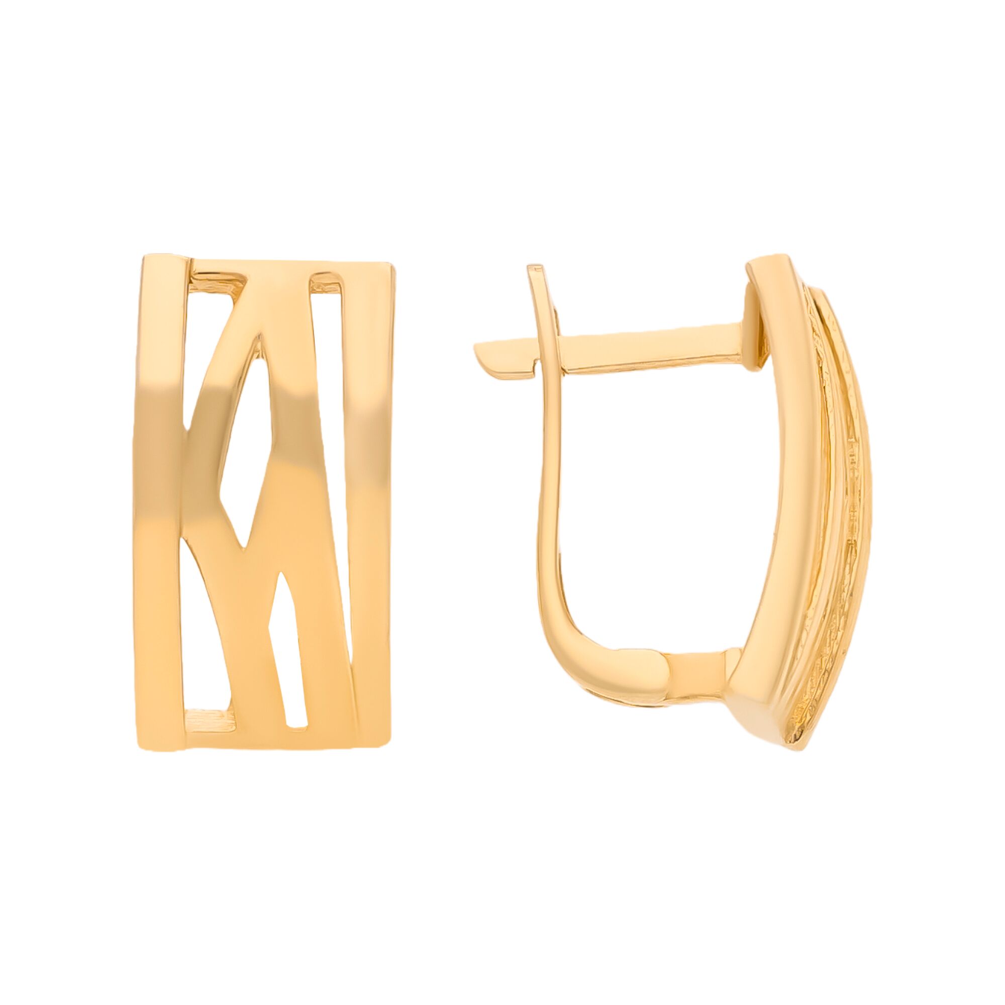 Серьги, золото, 585, 3.7г, 59924, изображение 2 | GoldMarket.kz