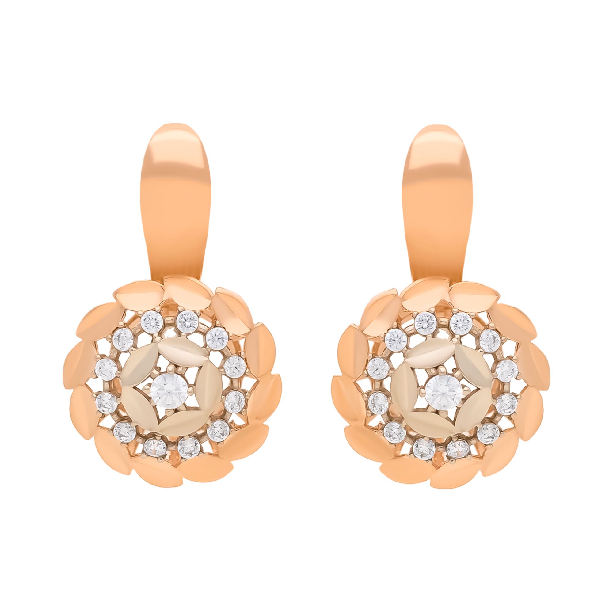 Серьги, золото, 585, 5.05г, 59925 | GoldMarket.kz
