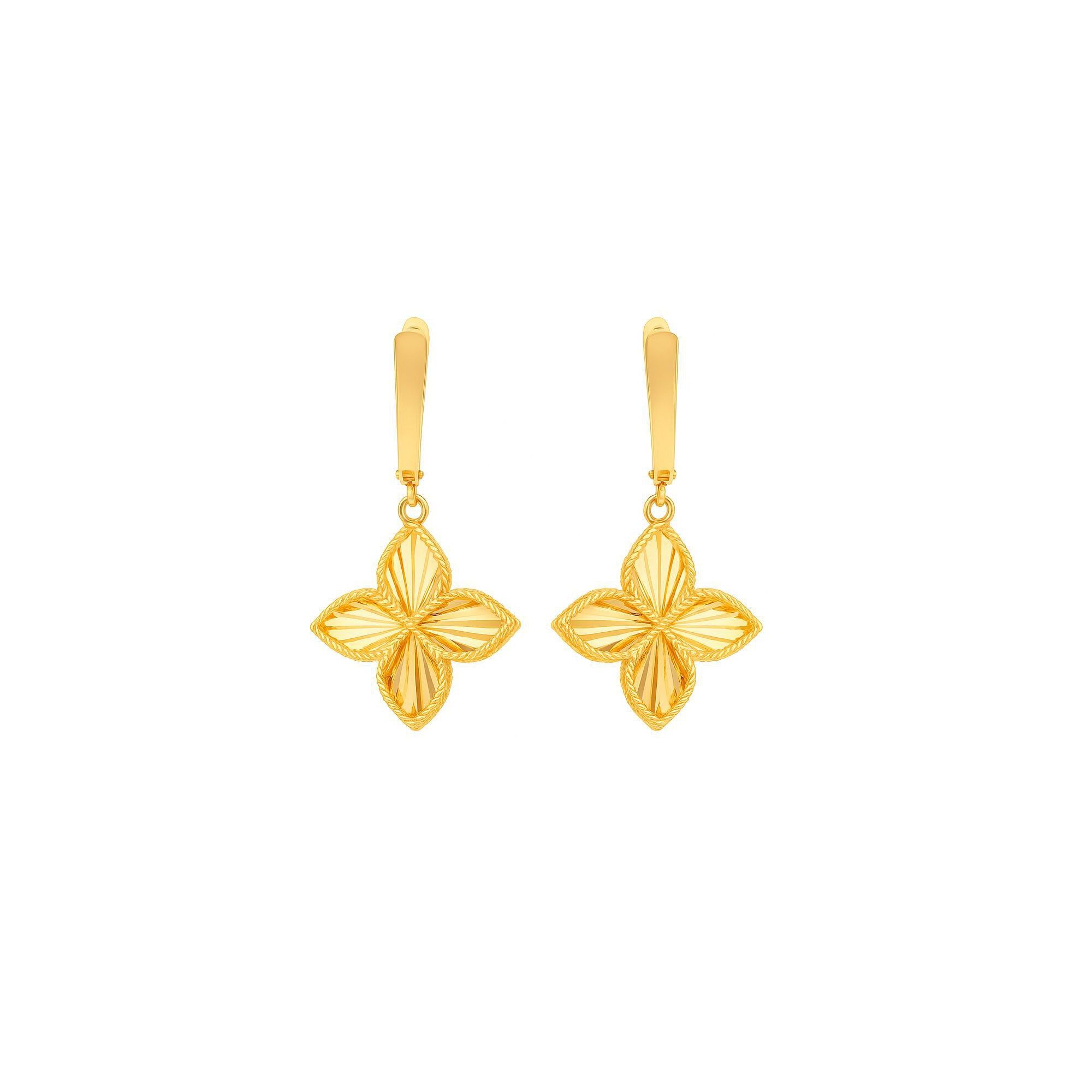 Серьги, золото, 585, 3.92г, 57708 | GoldMarket.kz