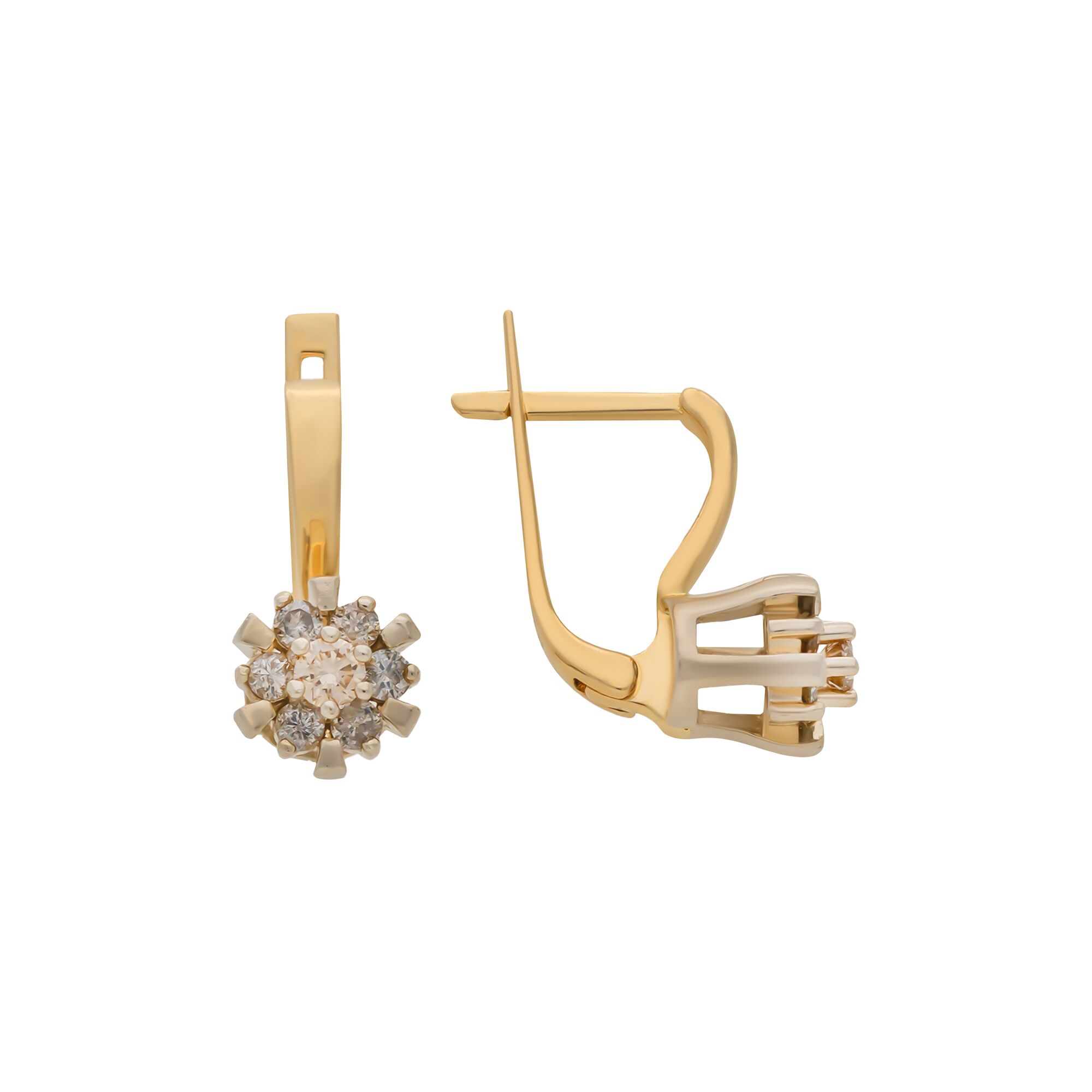 Серьги, золото, 585, 5.08г, 58948, изображение 2 | GoldMarket.kz