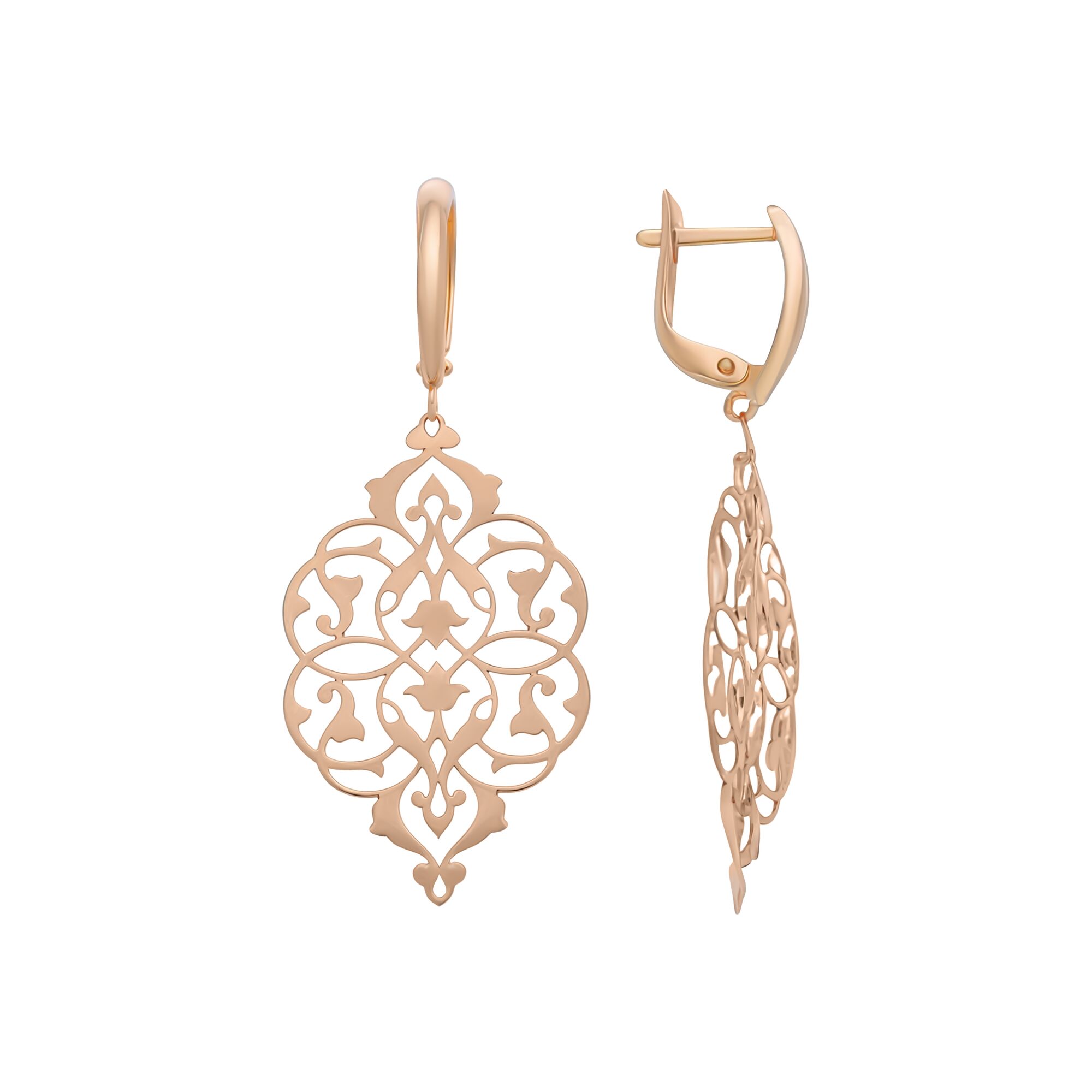 Серьги, золото, 585, 3.18г, 58955, изображение 2 | GoldMarket.kz