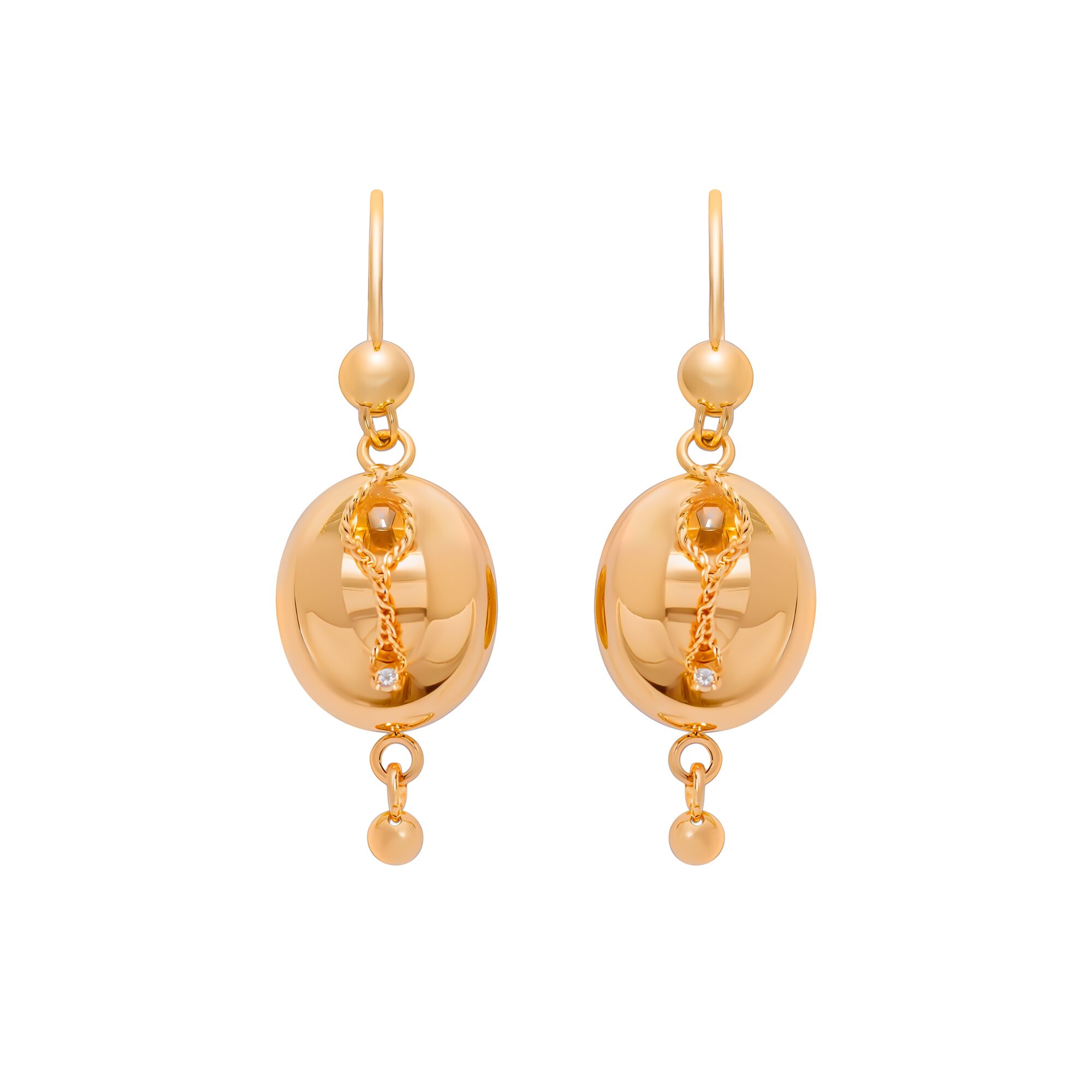 Серьги, золото, 585, 4.73г, 58960 | GoldMarket.kz
