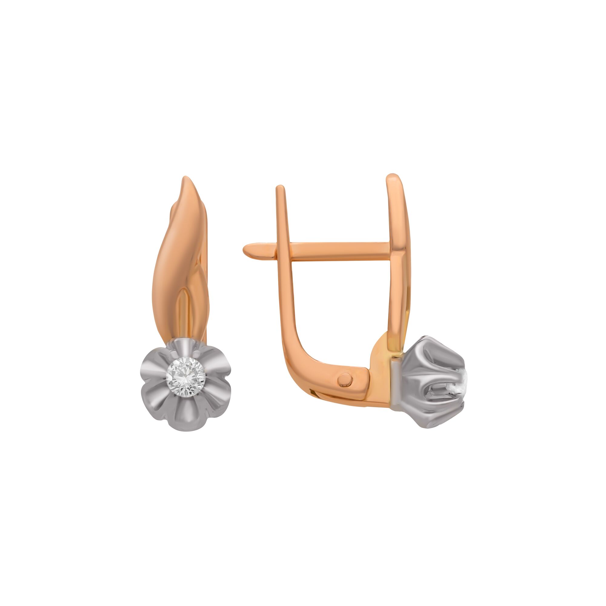 Серьги, золото, 585, 3.42г, 58964, изображение 2 | GoldMarket.kz