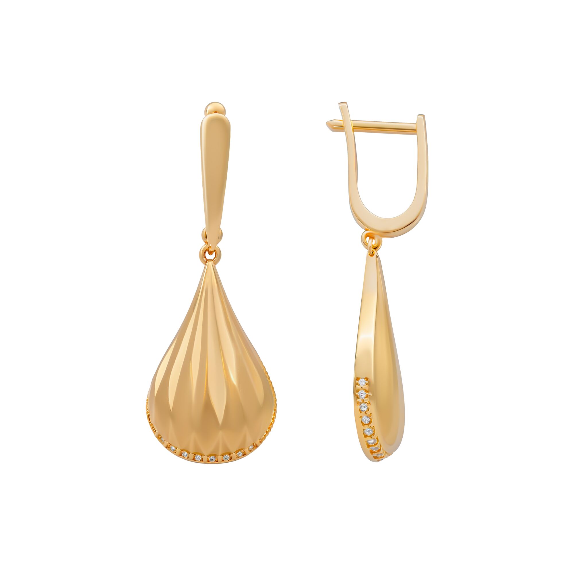 Серьги, золото, 585, 4.56г, 58973, изображение 2 | GoldMarket.kz