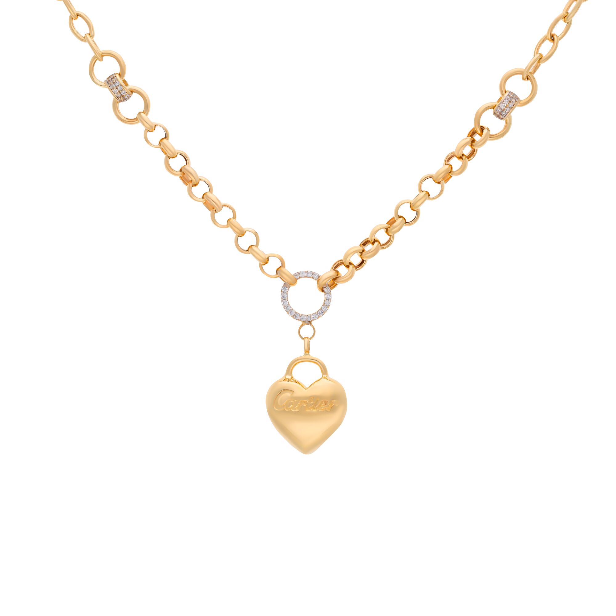 Колье, золото, 585, 15.28г, 58982 | GoldMarket.kz