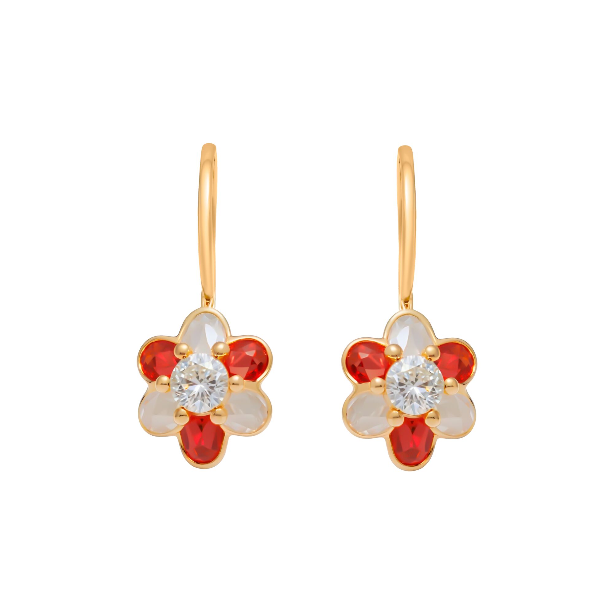 Серьги, золото, 585, 1.16г, 58996 | GoldMarket.kz