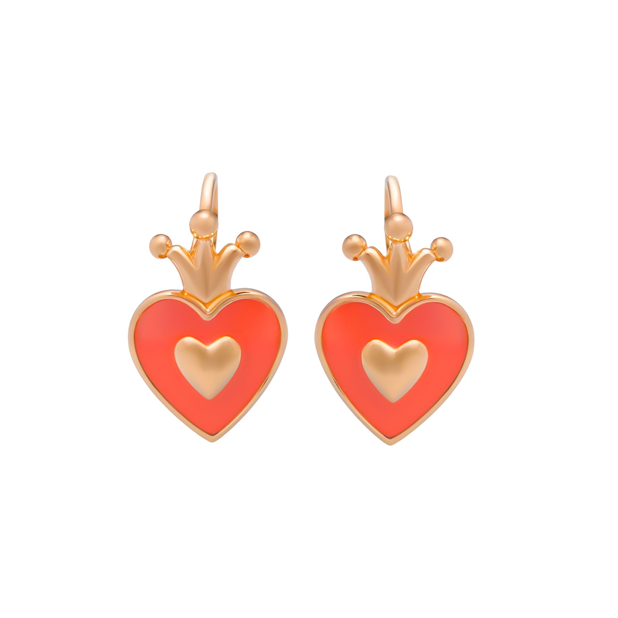 Серьги, золото, 585, 0.85г, 58998 | GoldMarket.kz