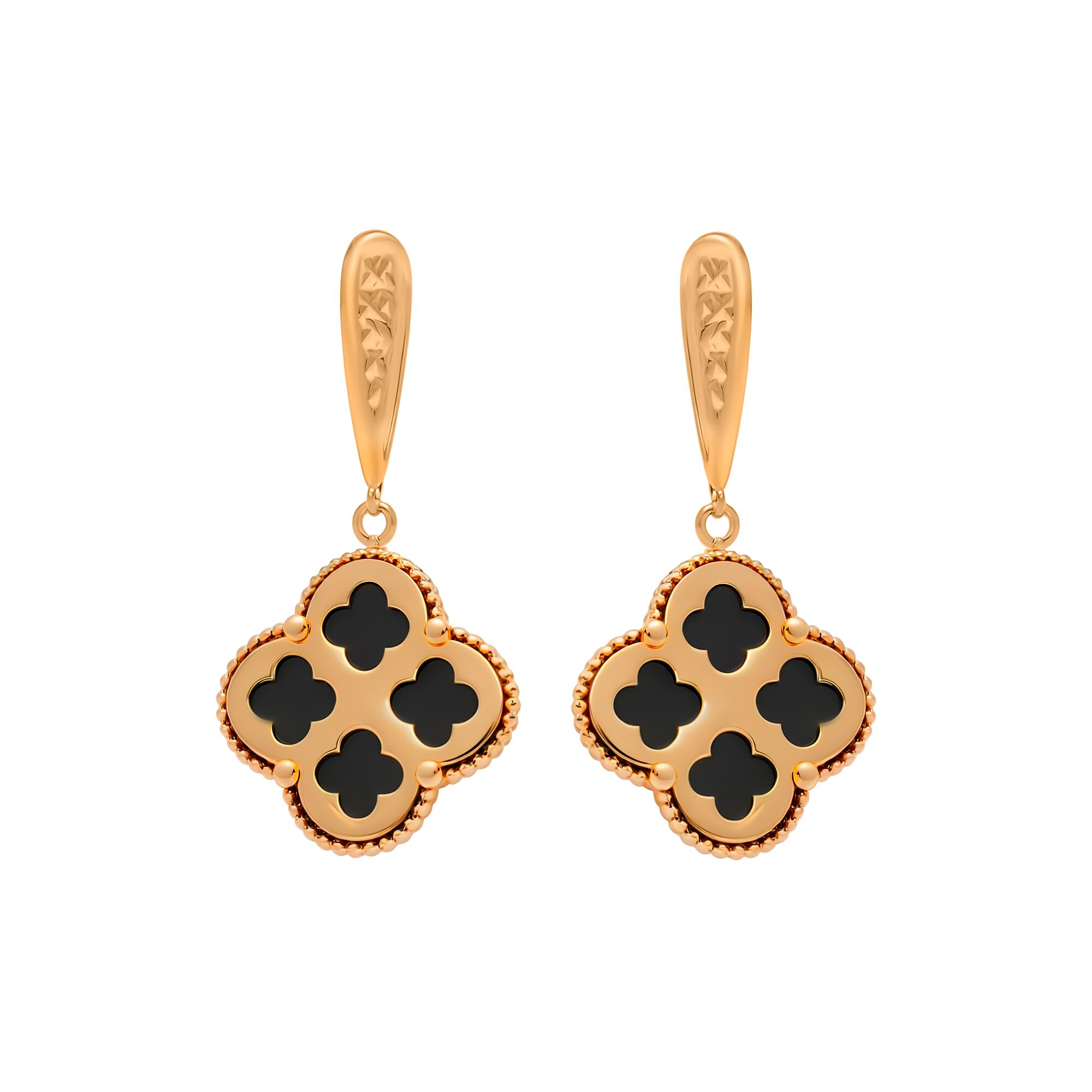 Серьги, золото, 585, 6.13г, 59011 | GoldMarket.kz