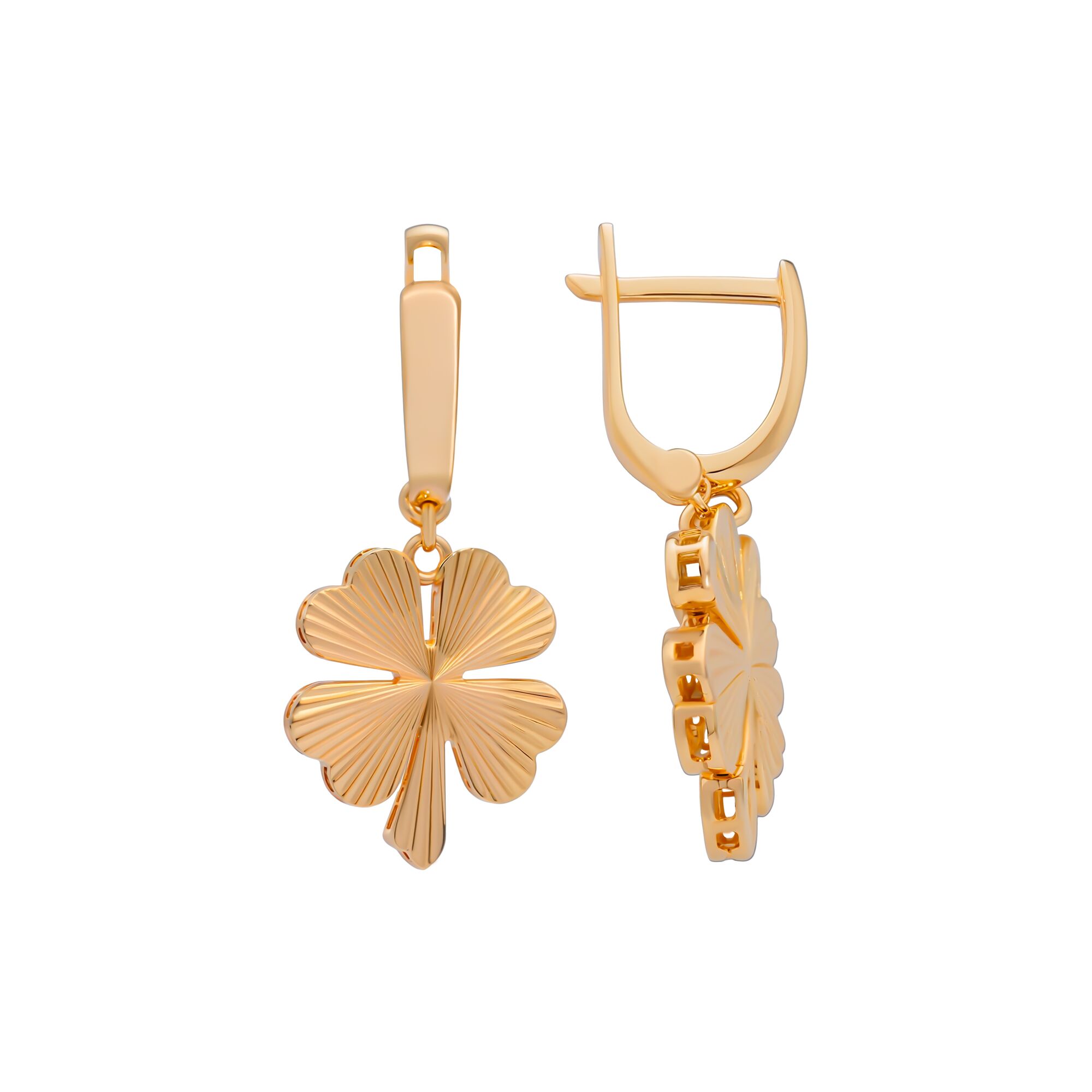 Серьги, золото, 585, 4.98г, 59031, изображение 2 | GoldMarket.kz