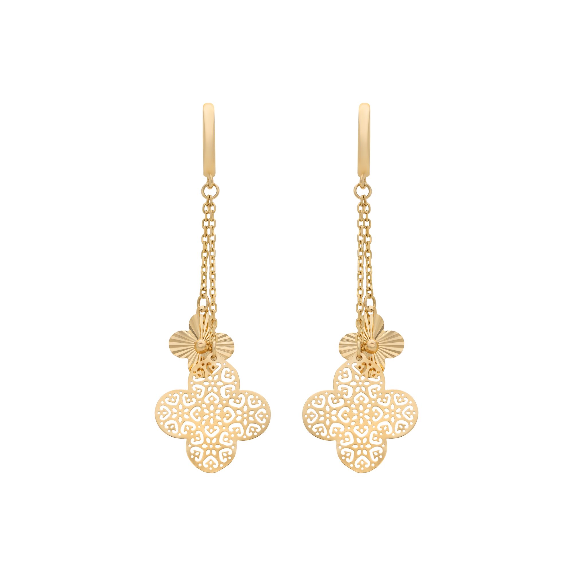 Серьги, золото, 585, 4.31г, 59048 | GoldMarket.kz